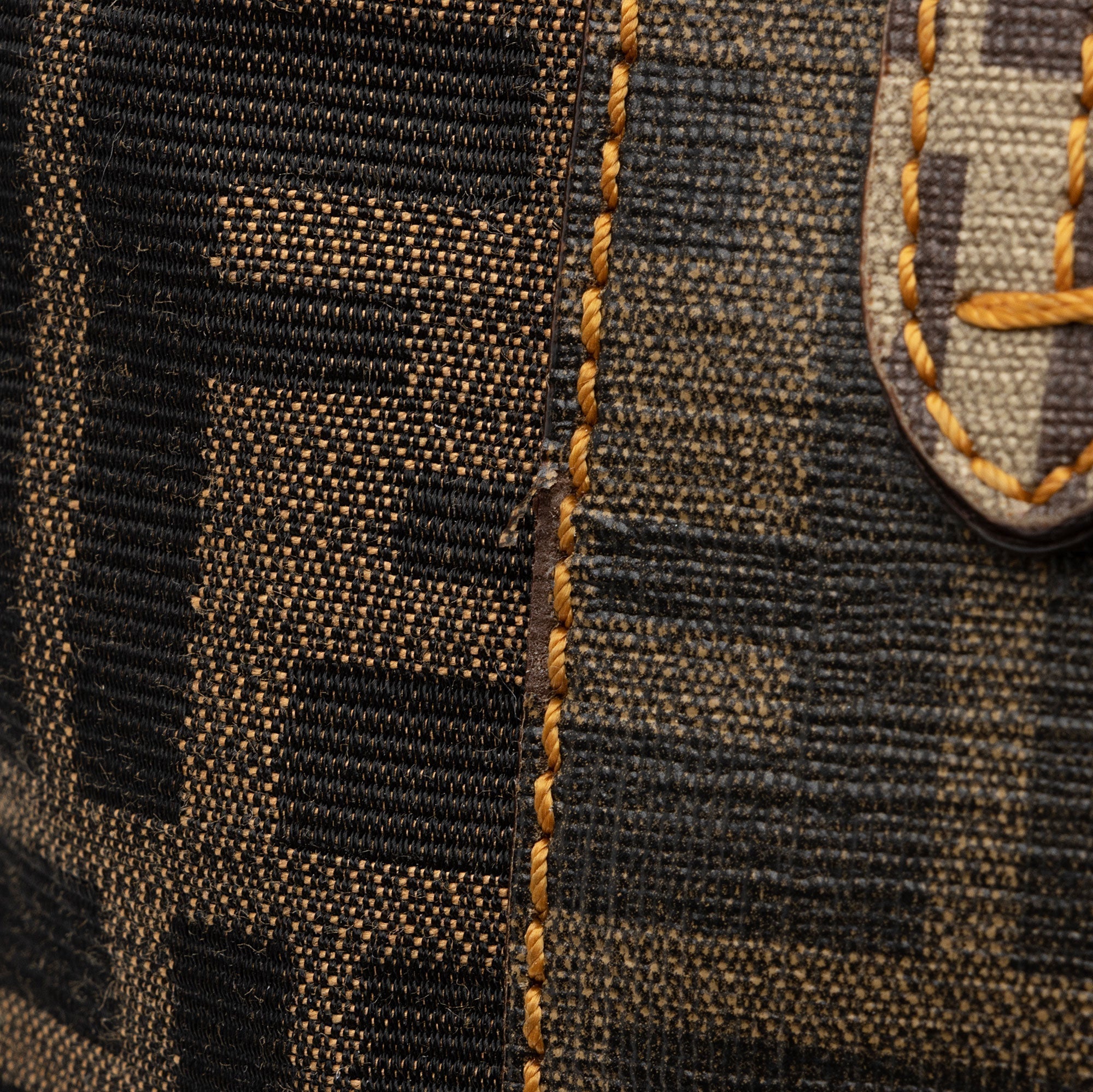 Fendi Zucca B Mix Medium Boston Bag