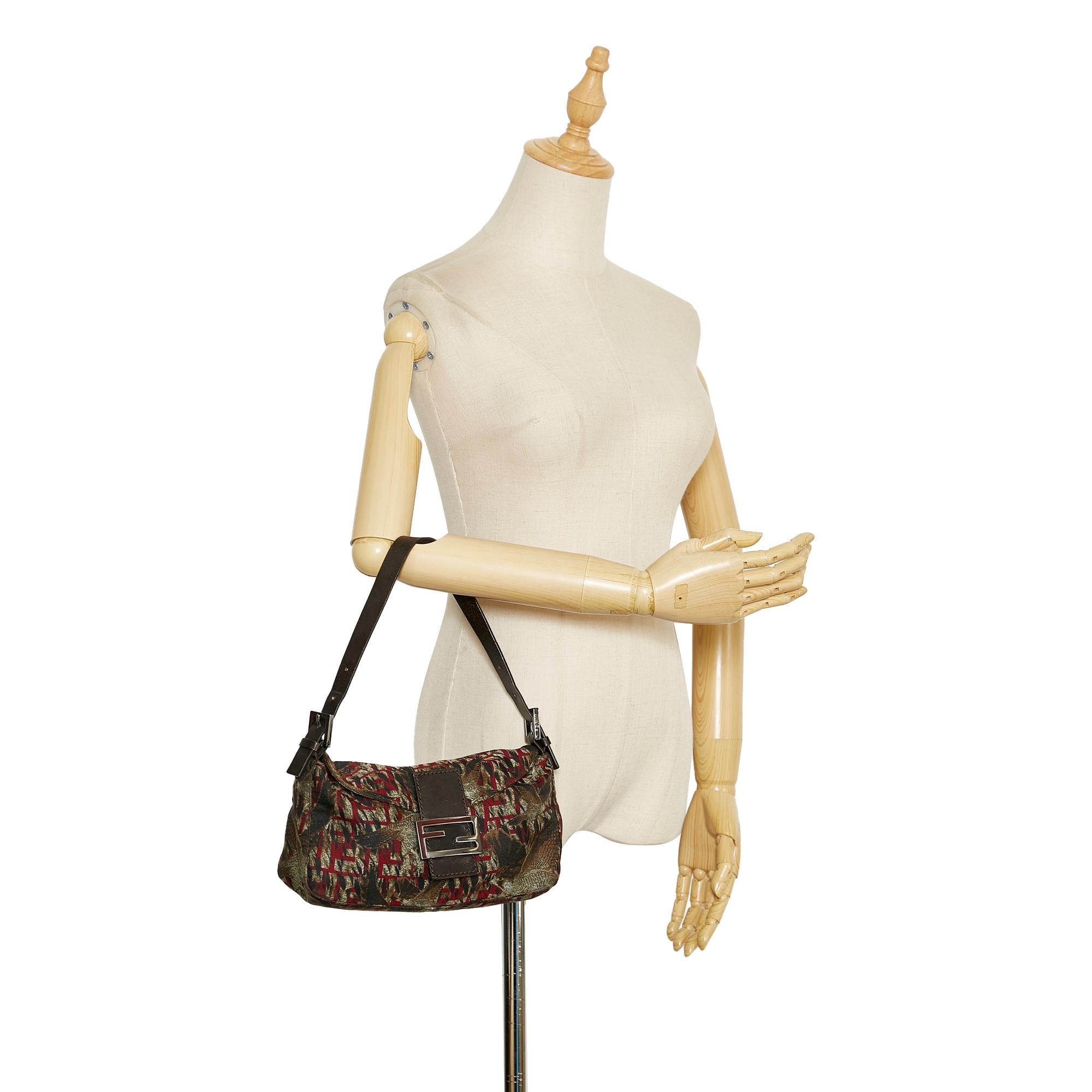 Fendi Zucca Bird Baguette