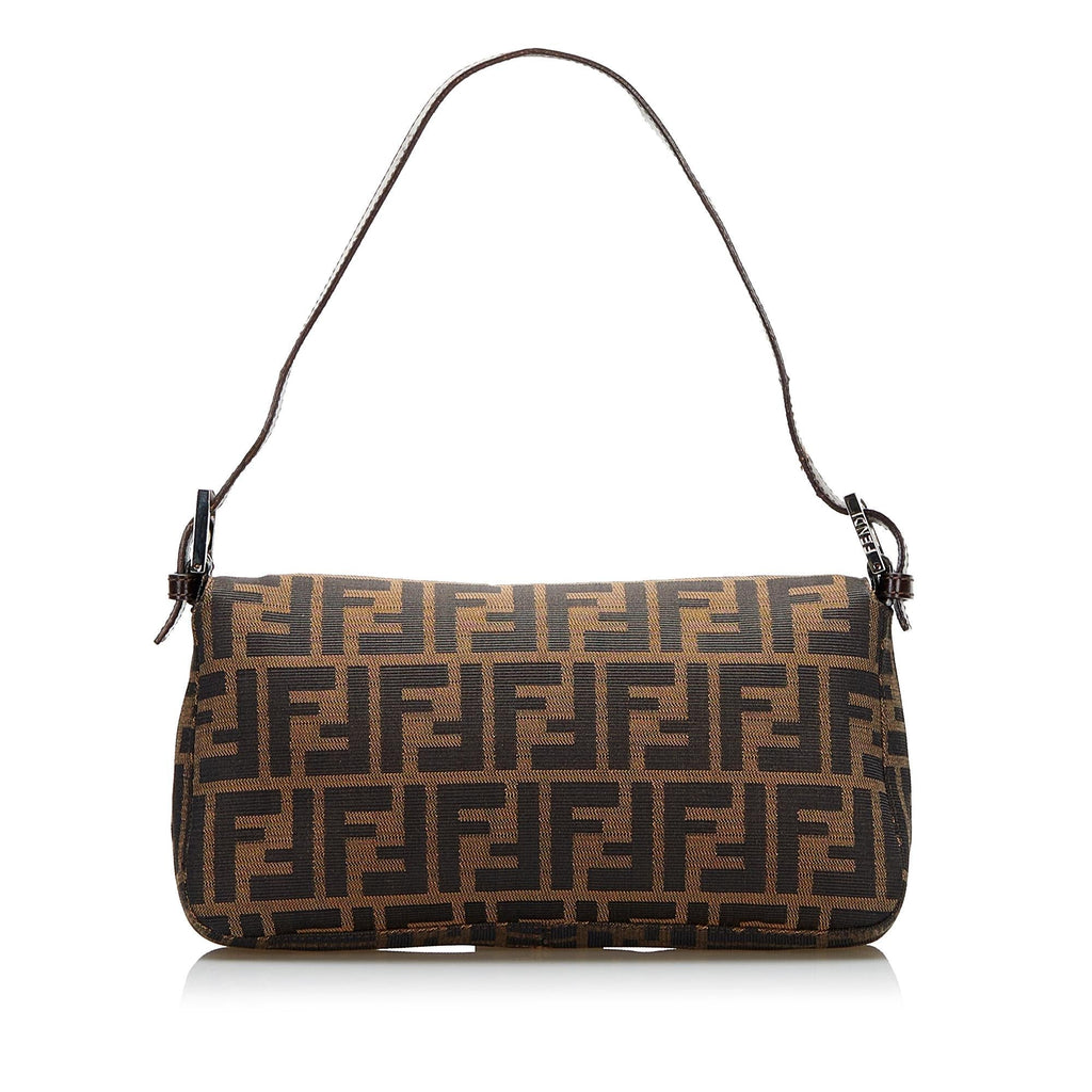 Fendi Zucca Canvas Baguette
