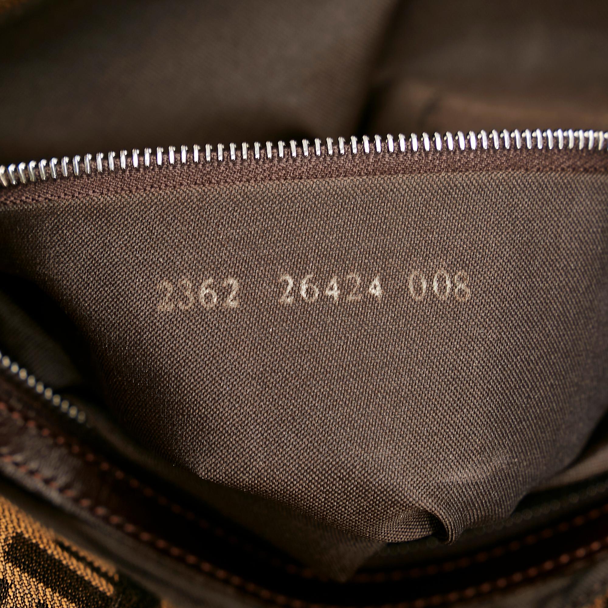 Fendi Zucca Canvas Baguette