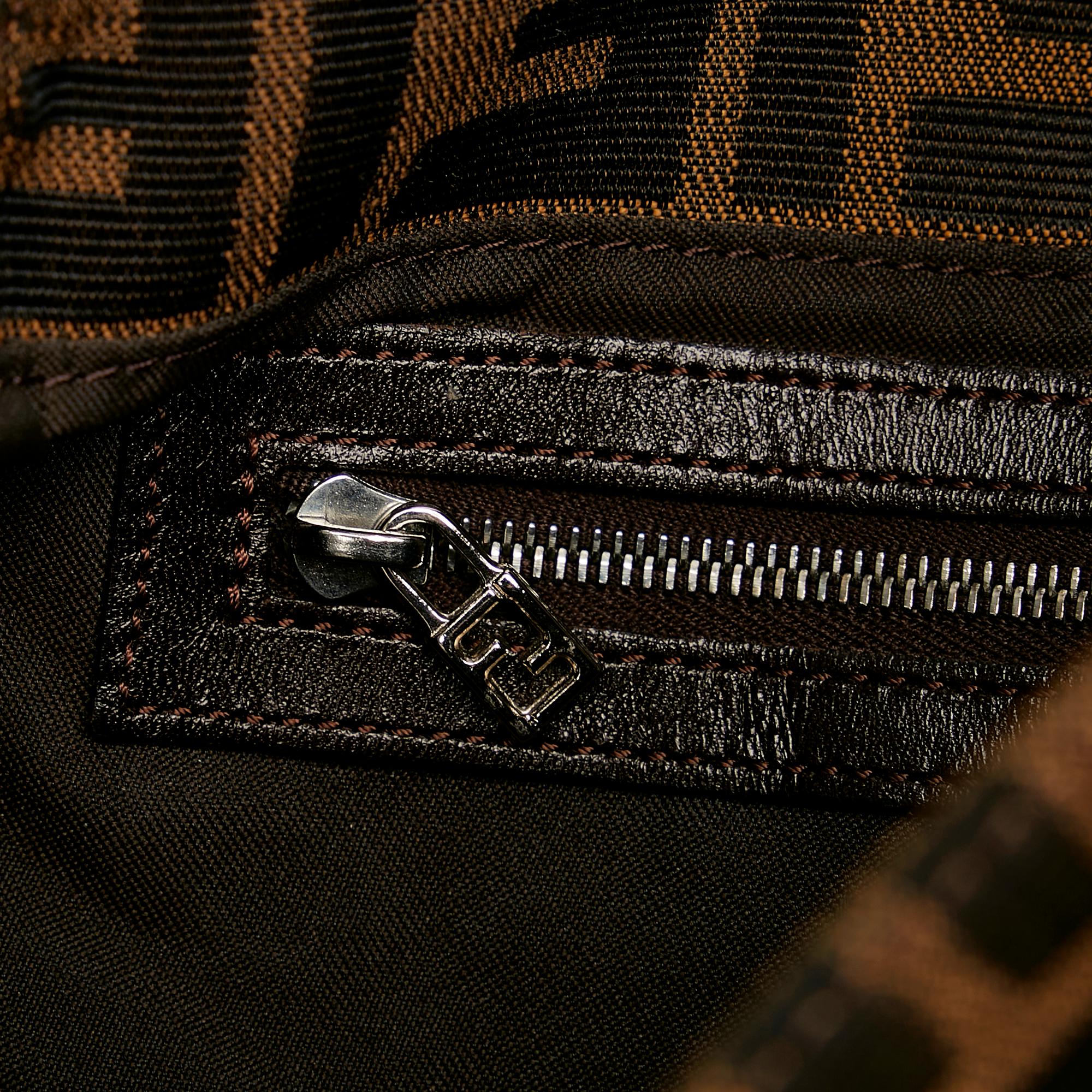 Fendi Zucca Canvas Baguette