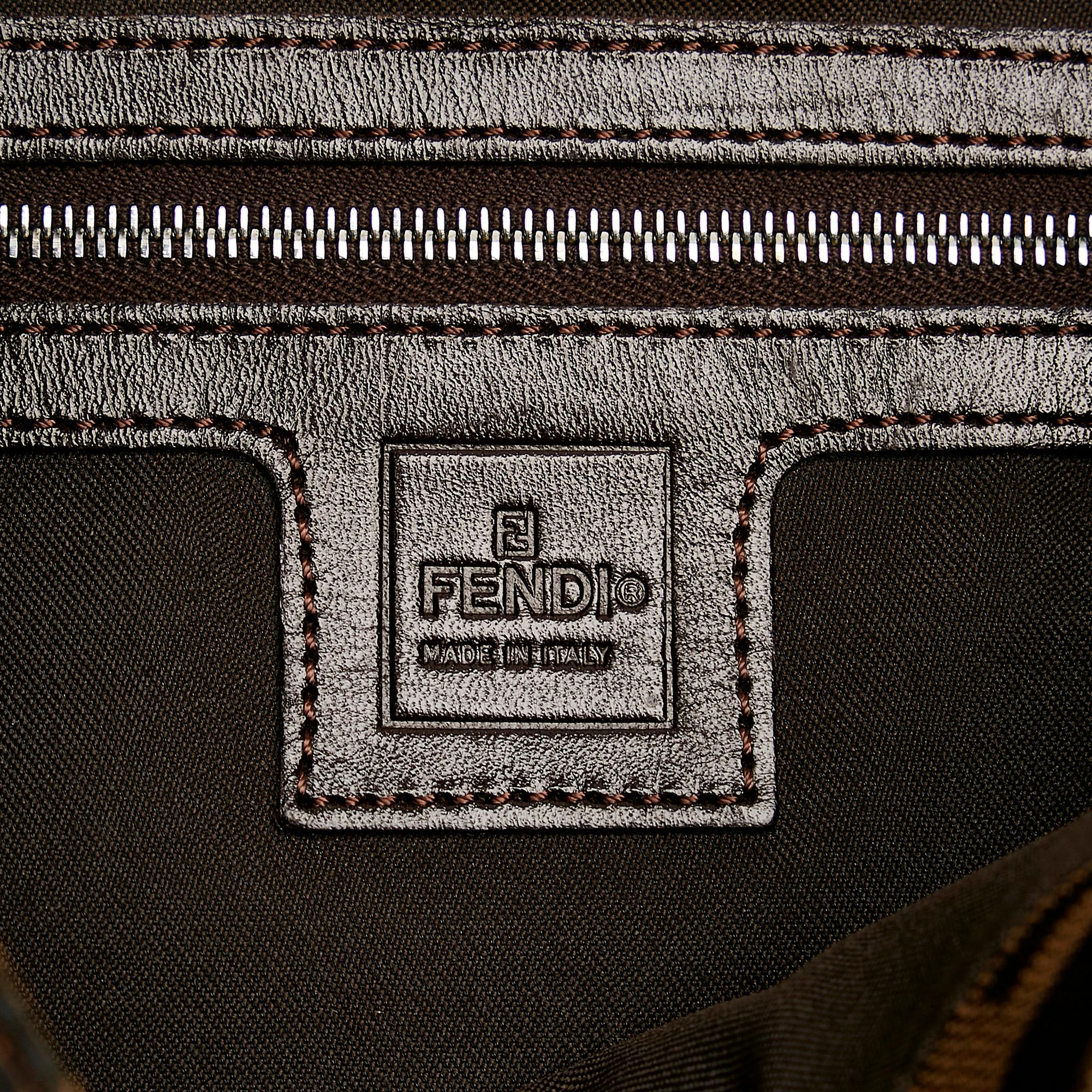 Fendi Zucca Canvas Baguette