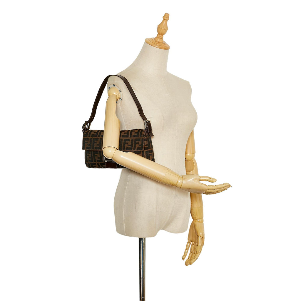 Fendi Zucca Canvas Baguette
