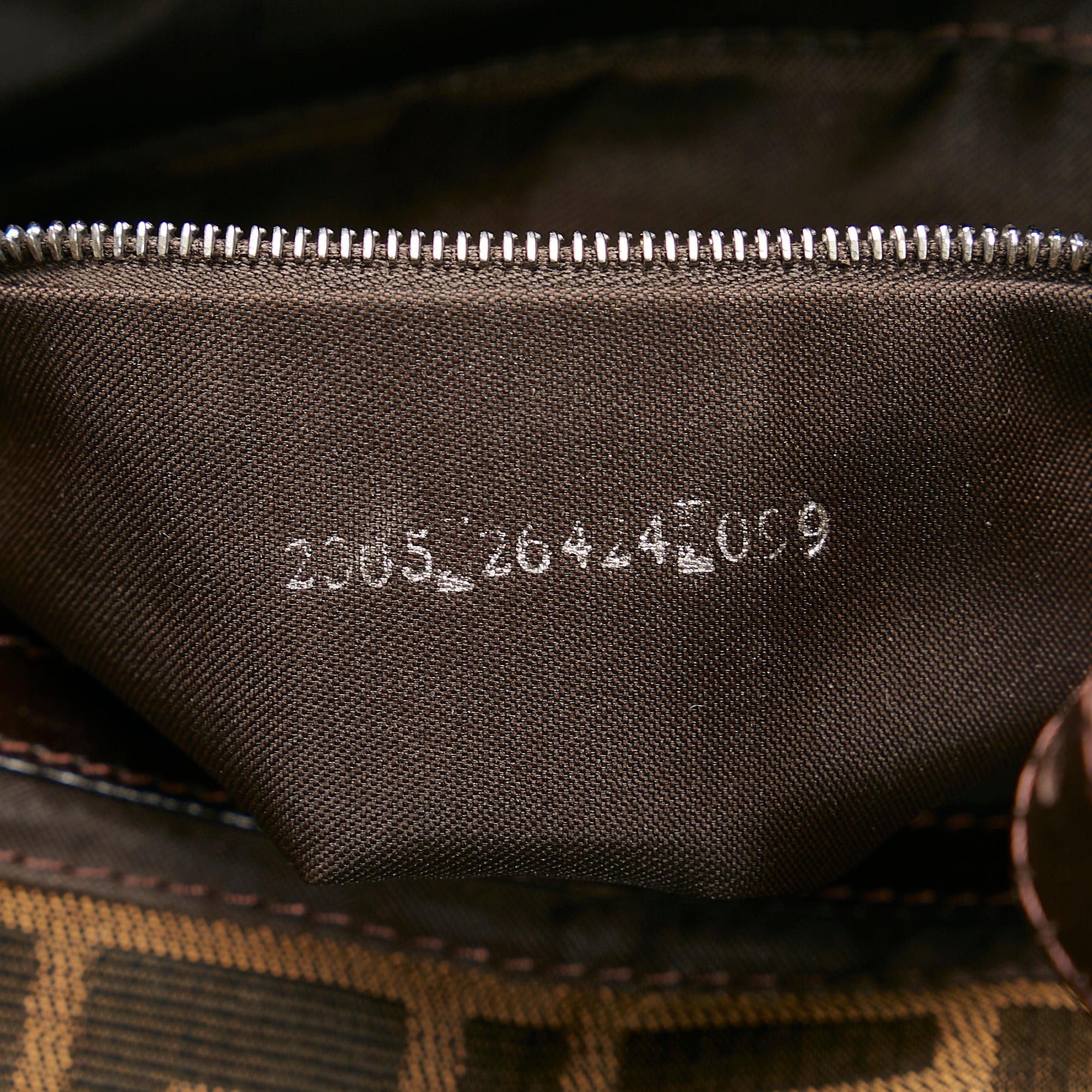 Fendi Zucca Canvas Baguette