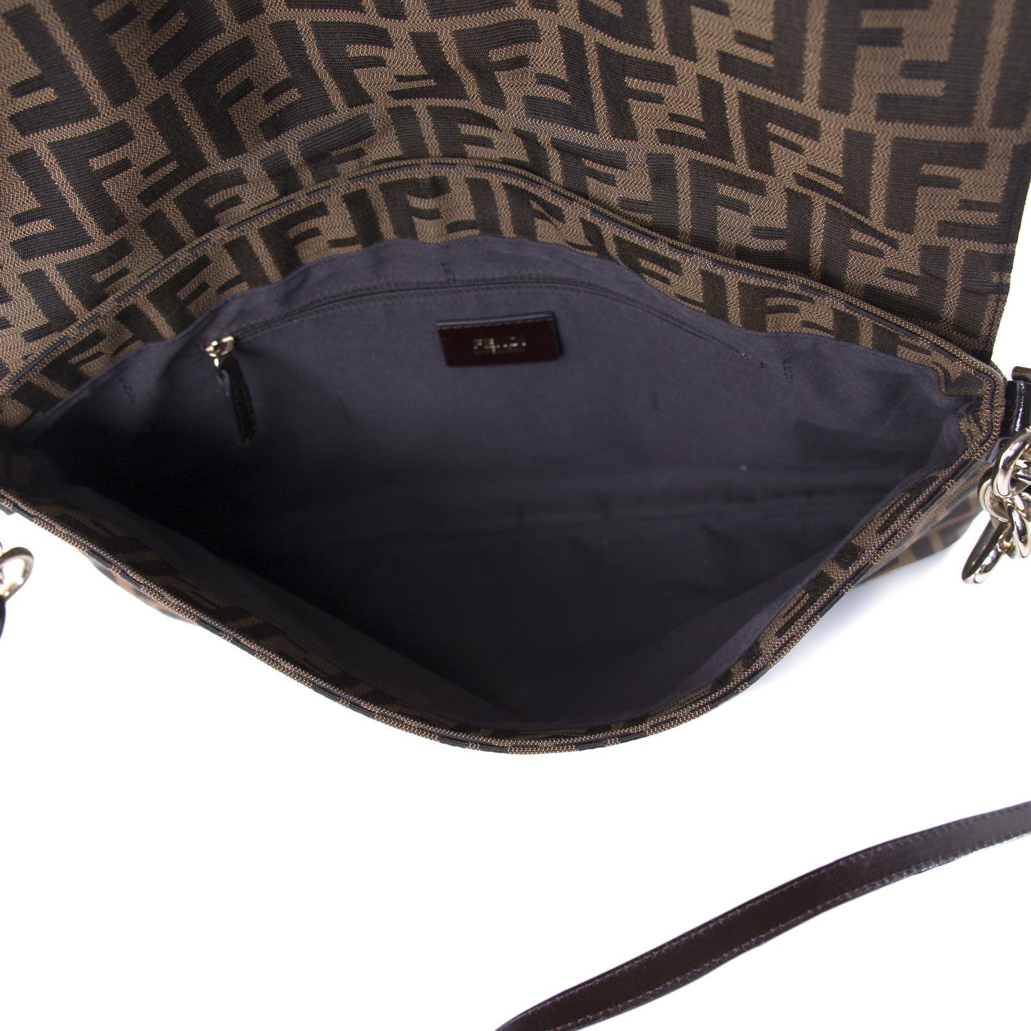 Fendi Zucca Canvas Cross Body Bag