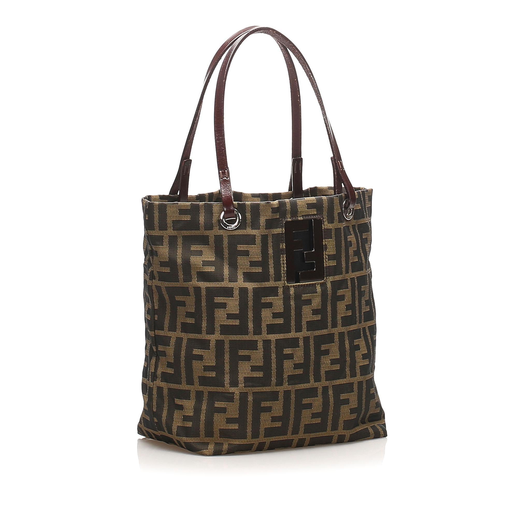 Fendi Zucca Canvas Handbag (SHG-14892)