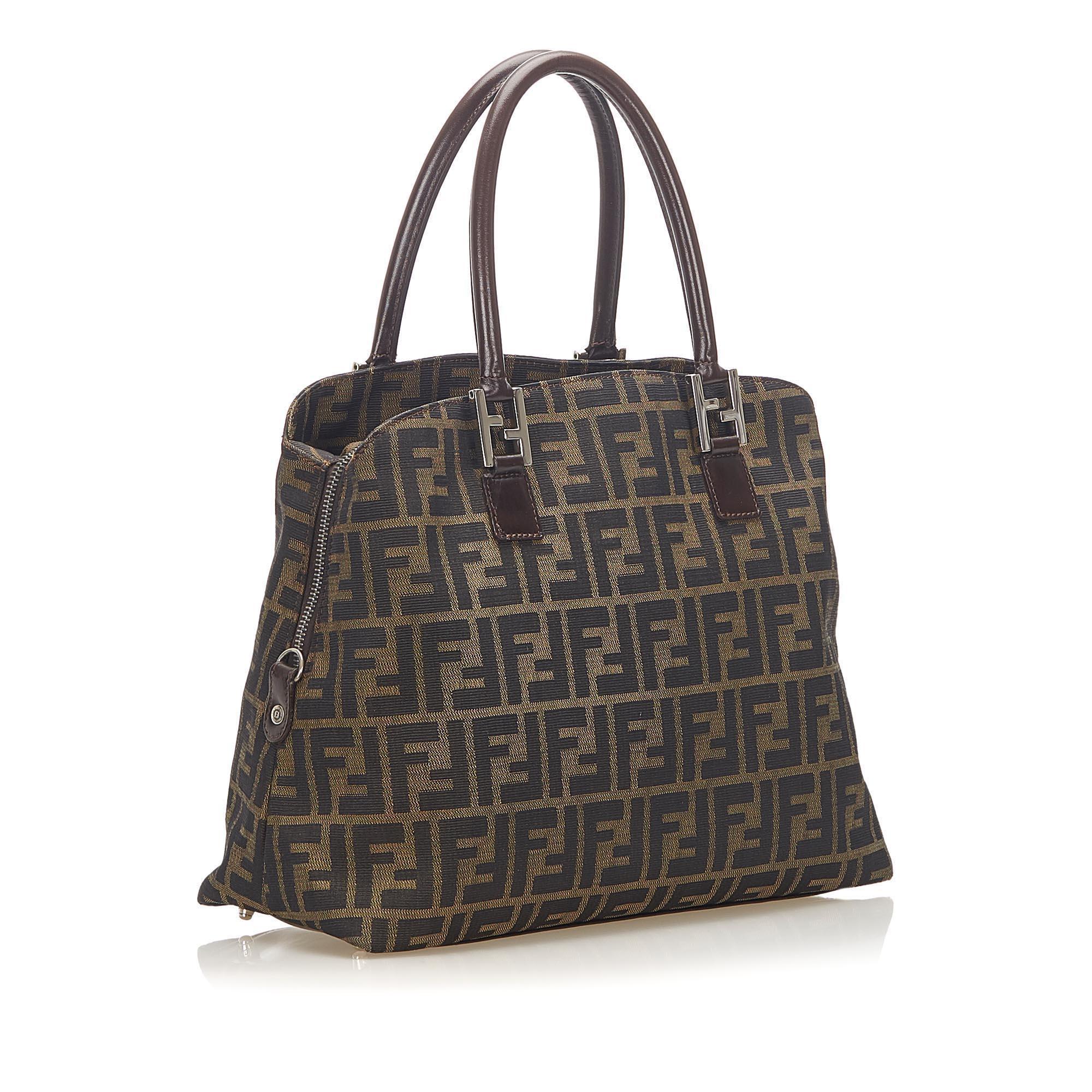 Fendi Zucca Canvas Handbag (SHG-18802)