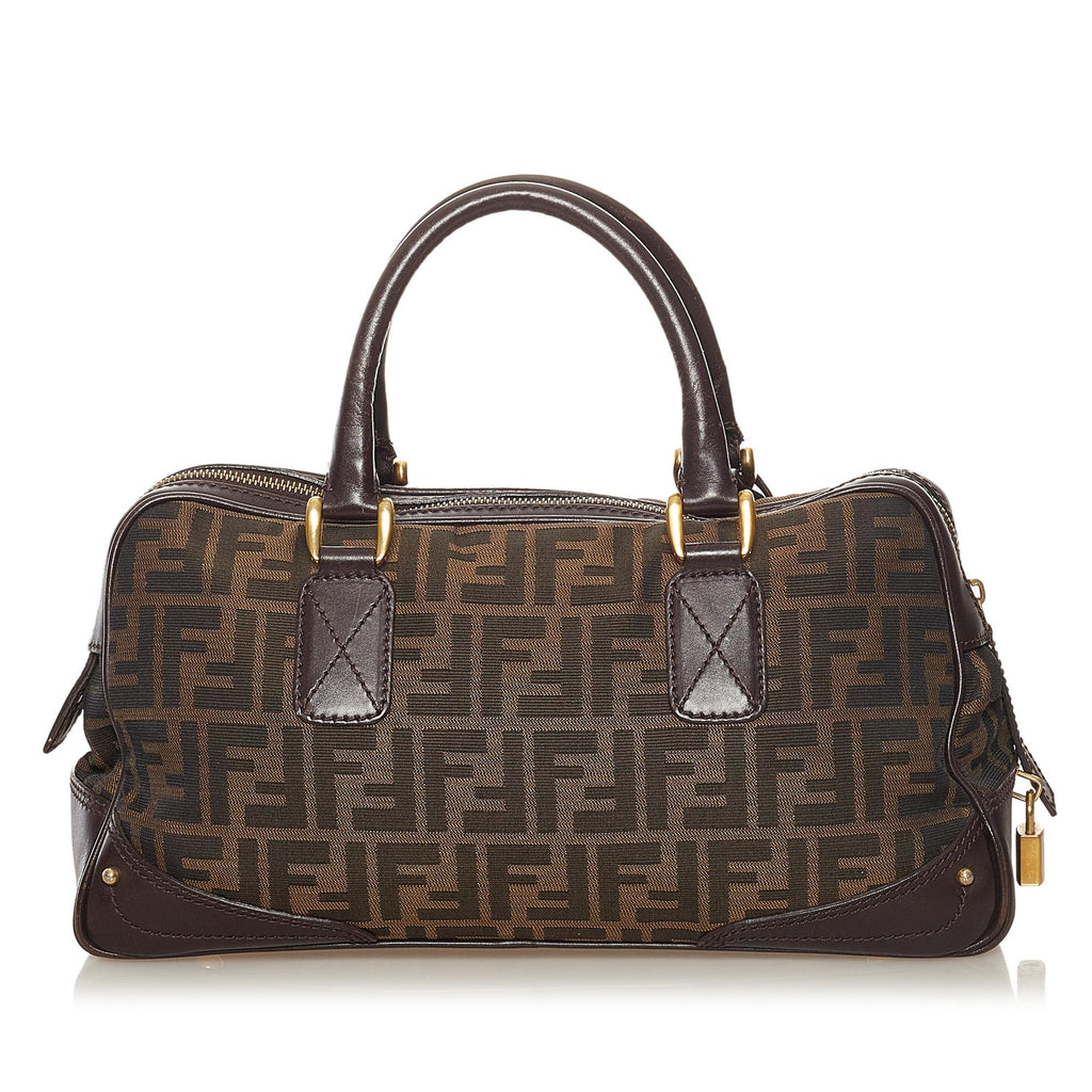 Fendi Zucca Canvas Handbag