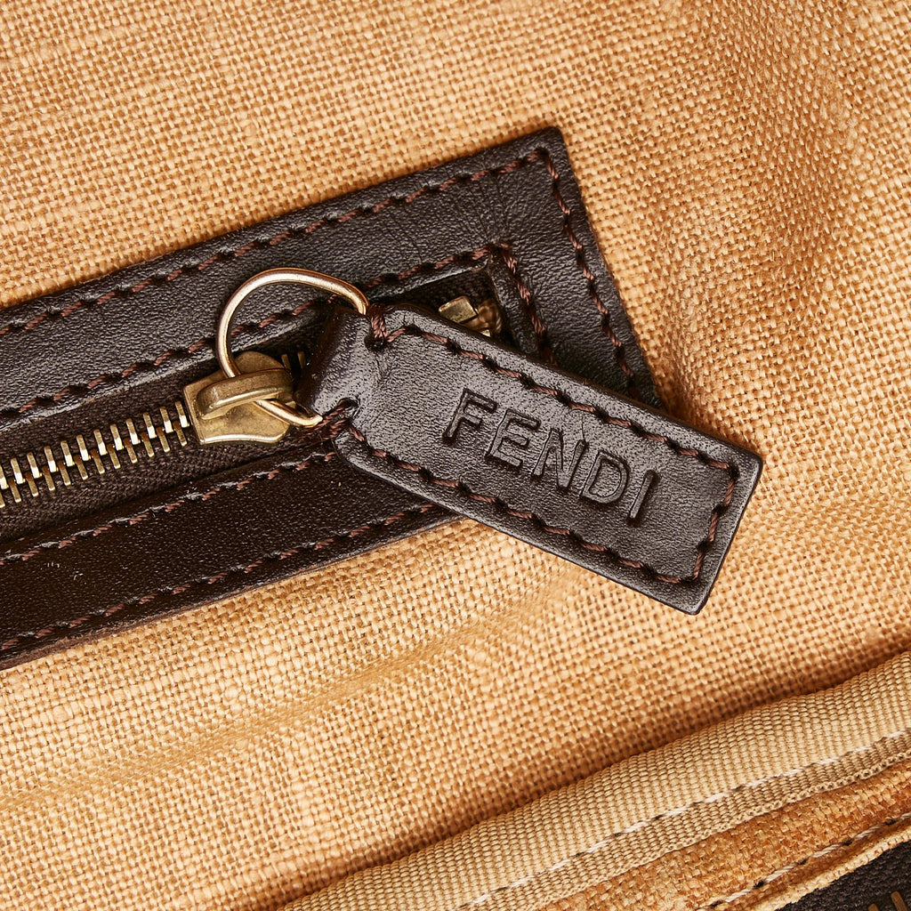 Fendi Zucca Canvas Handbag
