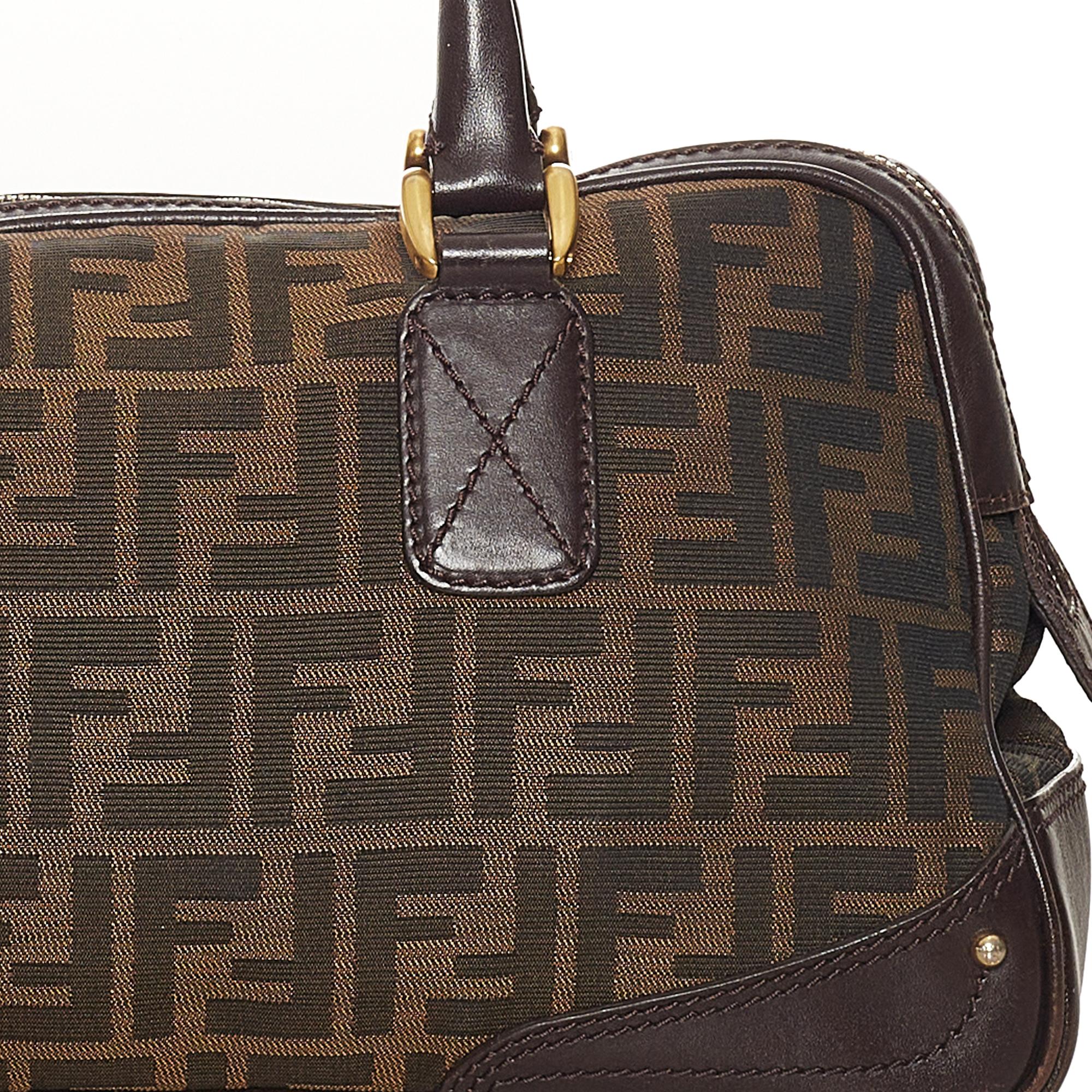 Fendi Zucca Canvas Handbag