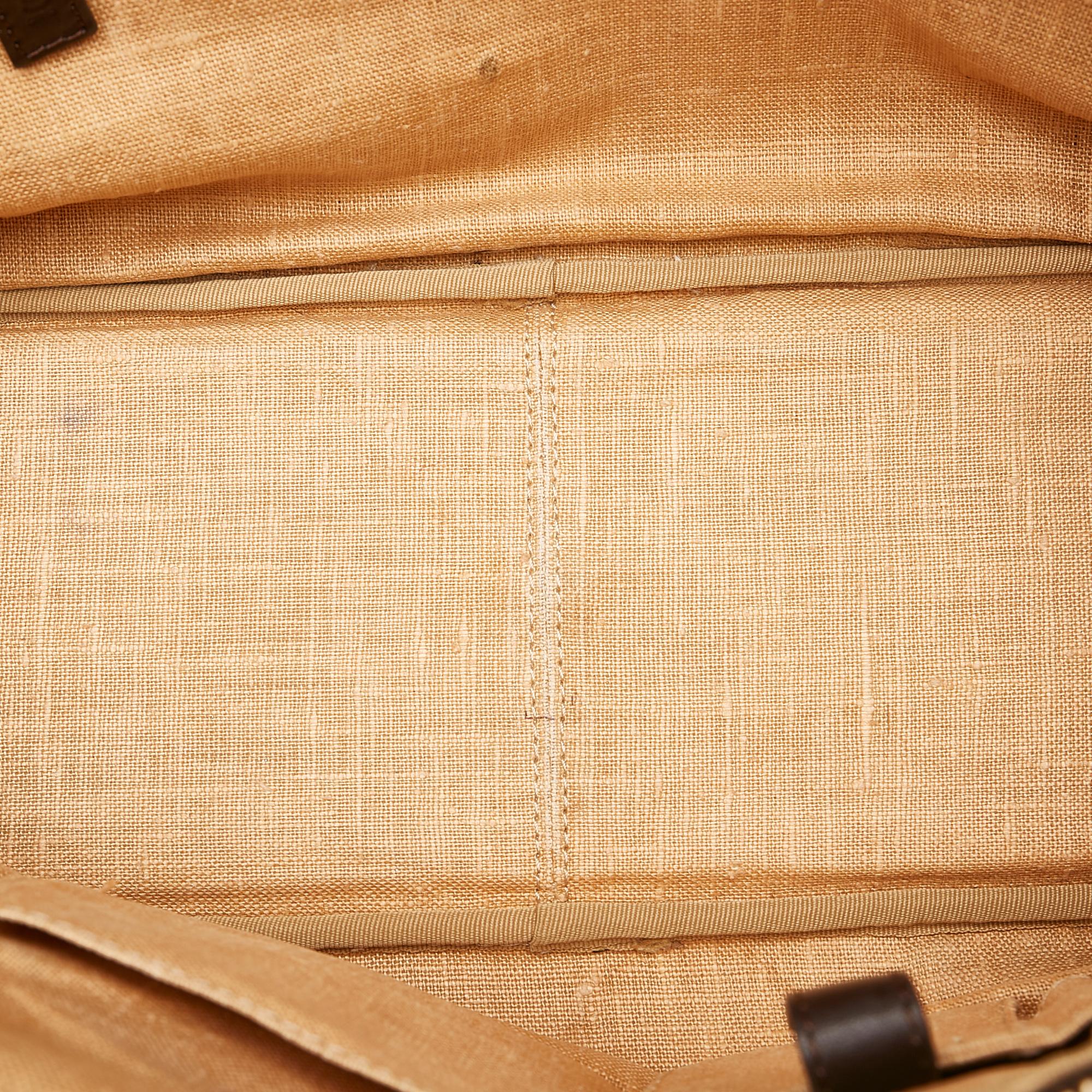 Fendi Zucca Canvas Handbag
