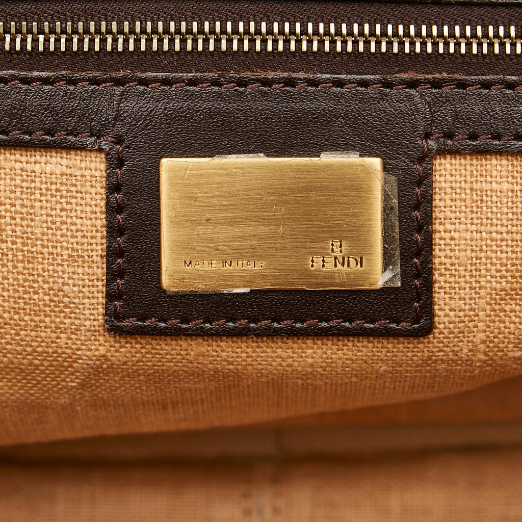 Fendi Zucca Canvas Handbag