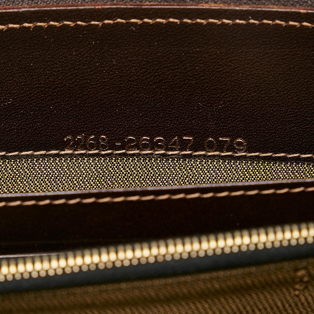 Fendi Zucca Canvas Handbag