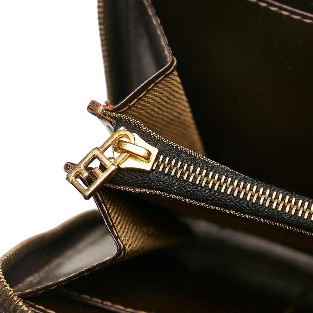 Fendi Zucca Canvas Handbag