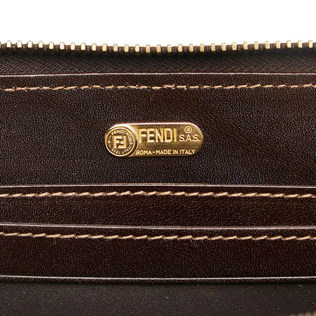 Fendi Zucca Canvas Handbag