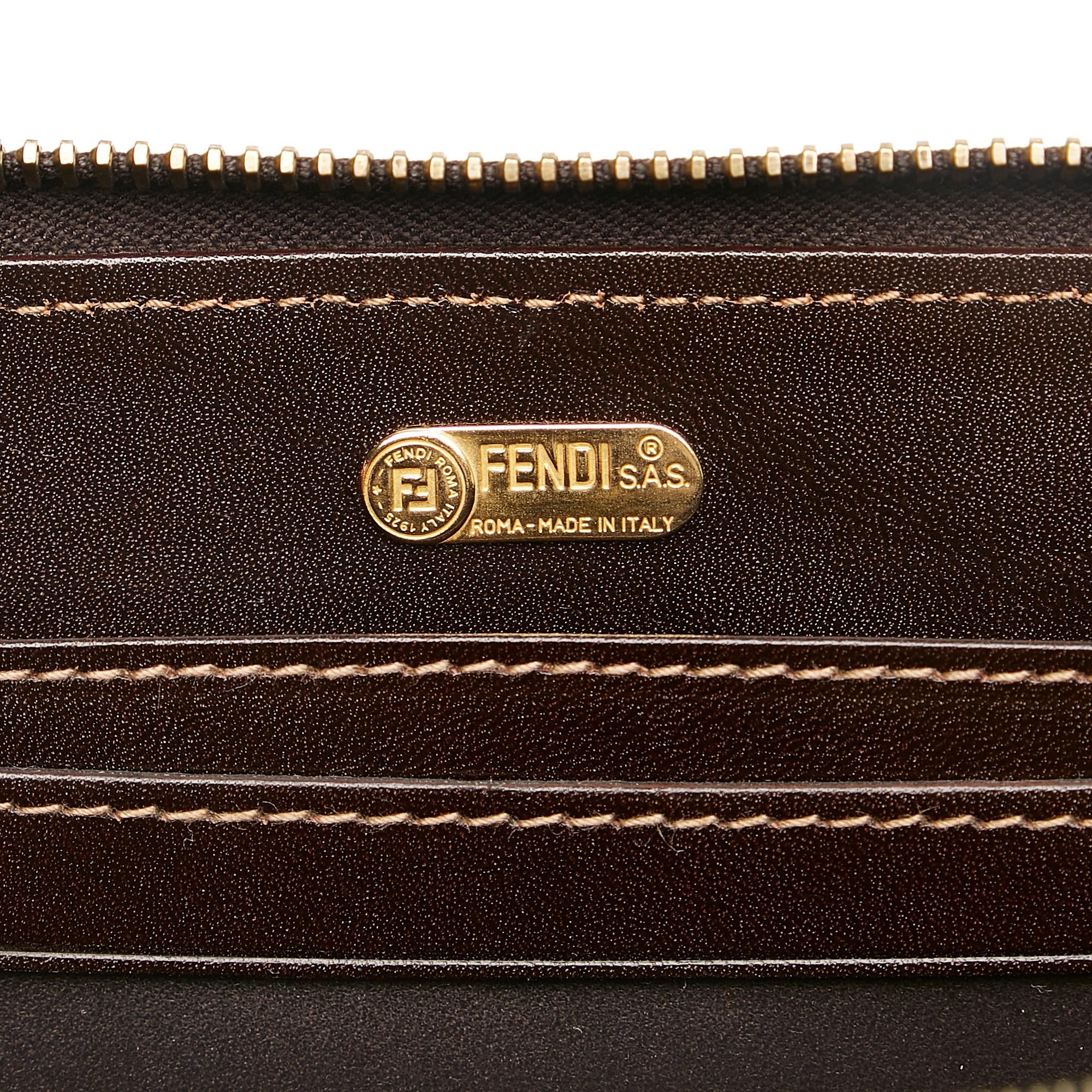 Fendi Zucca Canvas Handbag