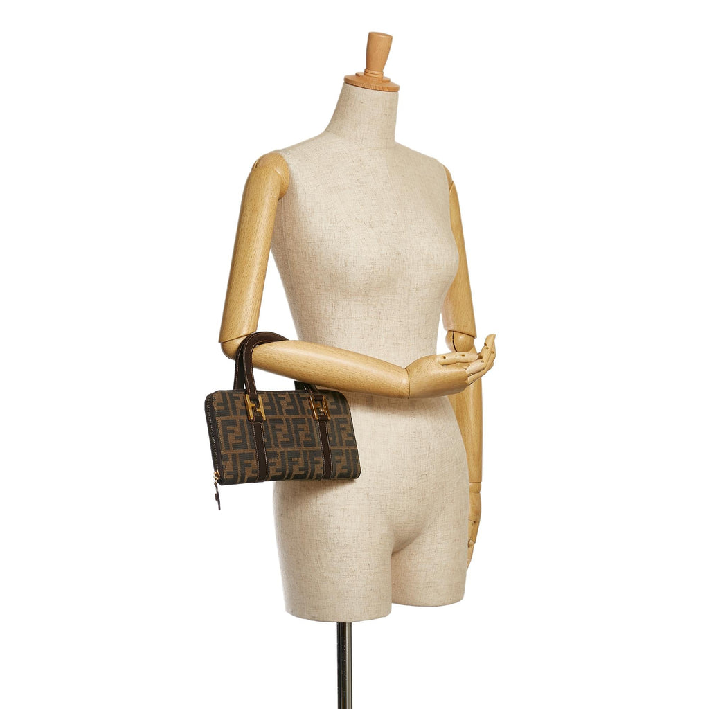 Fendi Zucca Canvas Handbag