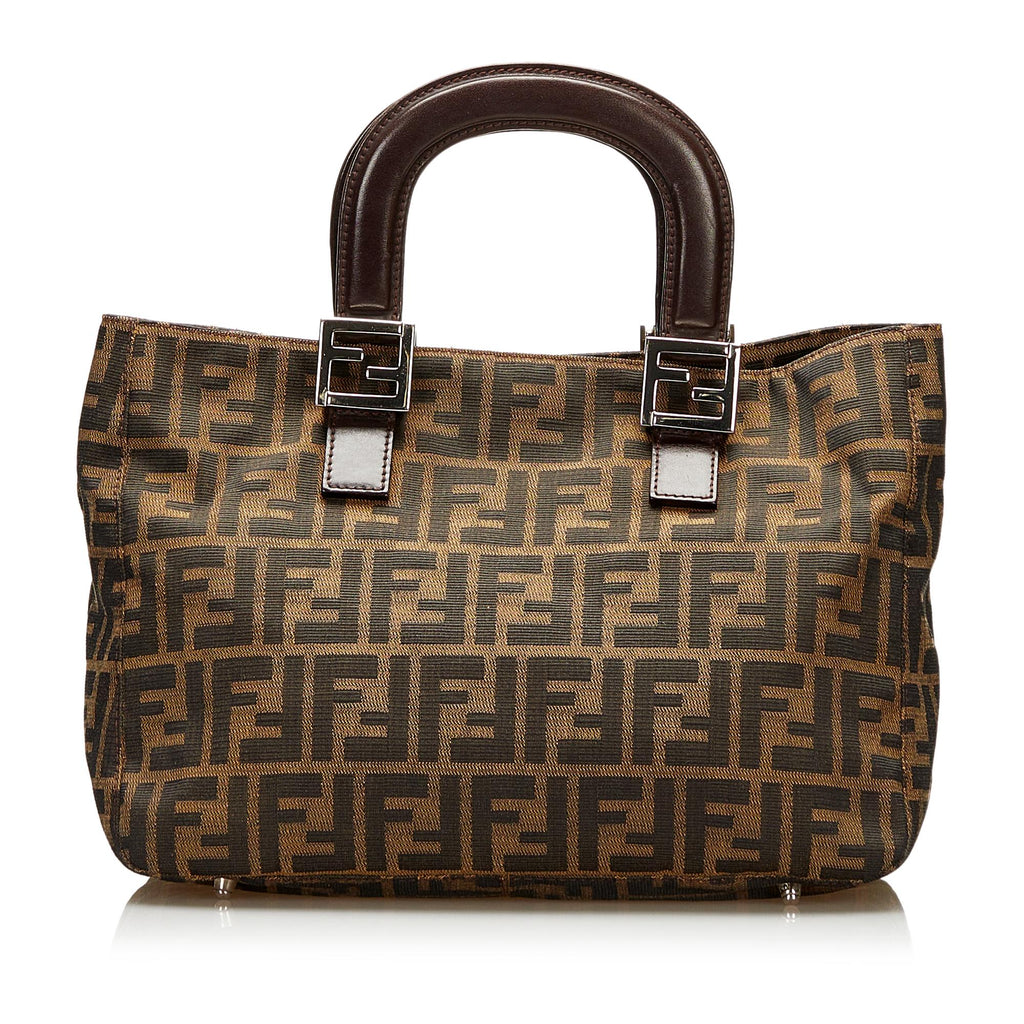 Fendi Zucca Canvas Handbag