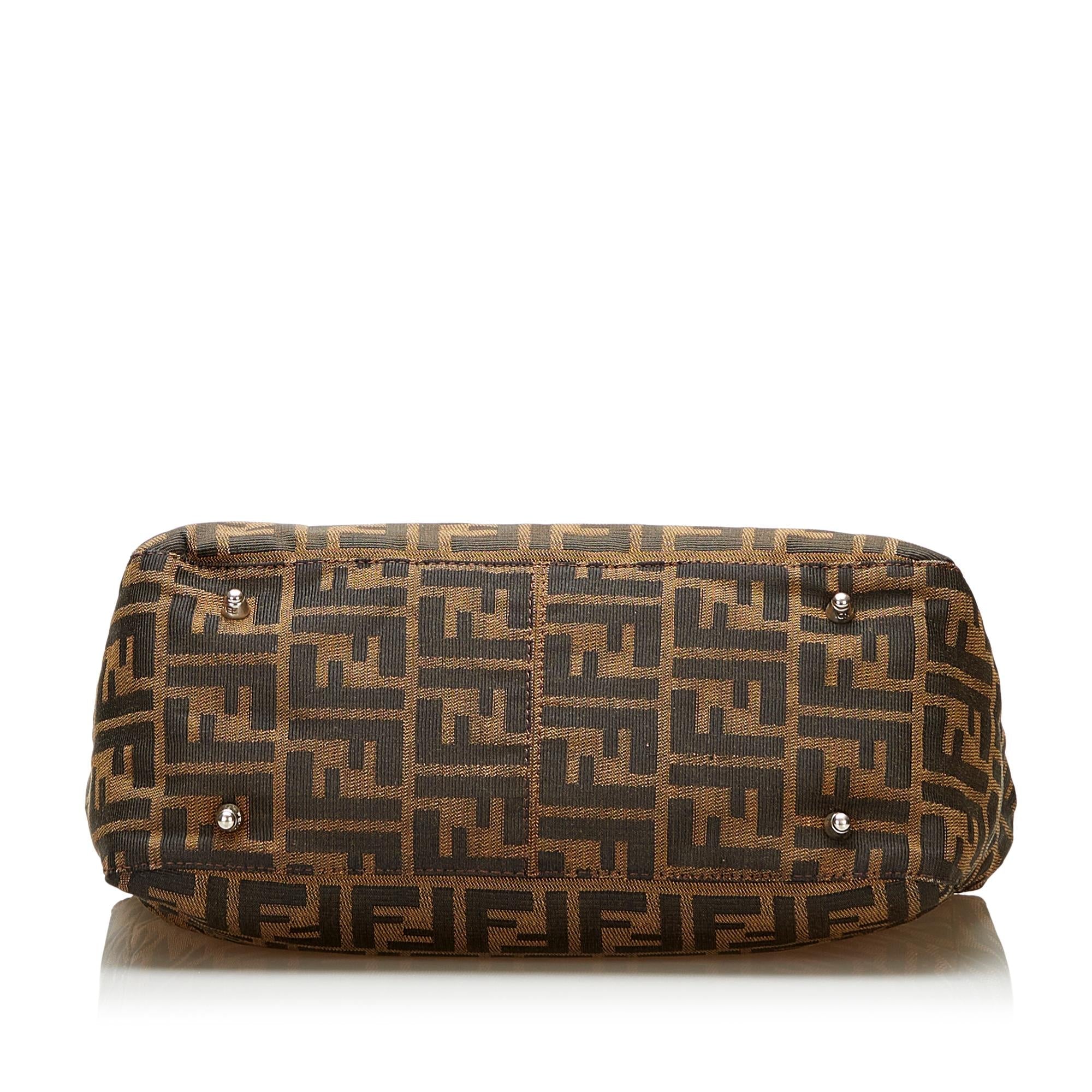 Fendi Zucca Canvas Handbag