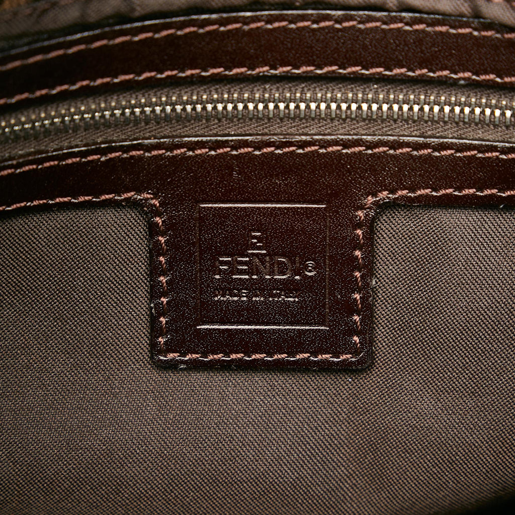 Fendi Zucca Canvas Handbag