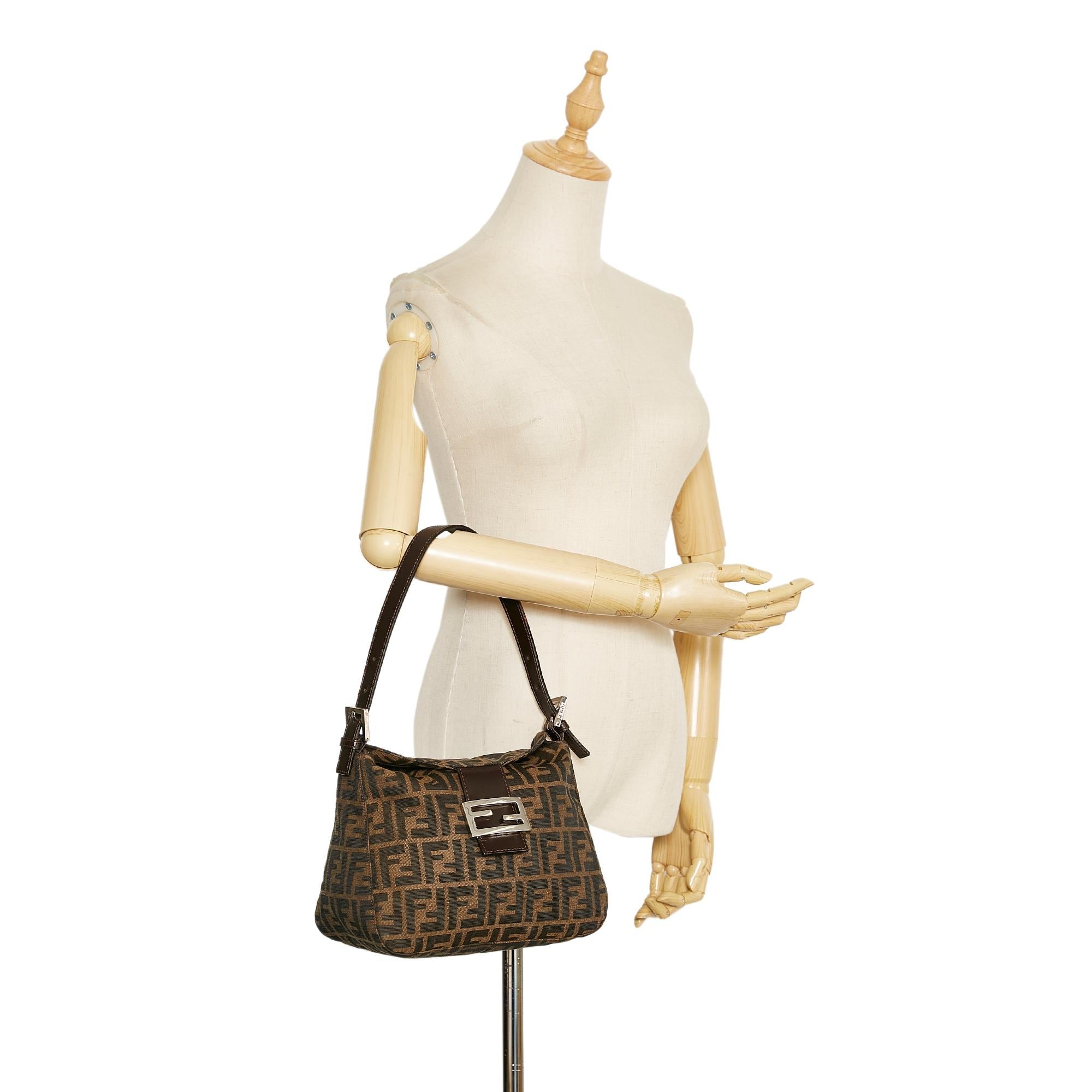 Fendi Zucca Canvas Handbag