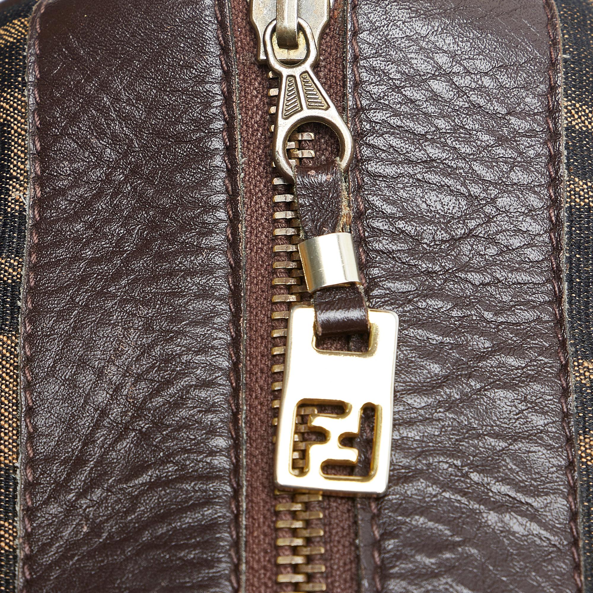Fendi Zucca Canvas Handbag