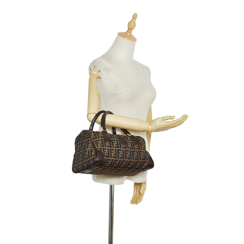 Fendi Zucca Canvas Handbag