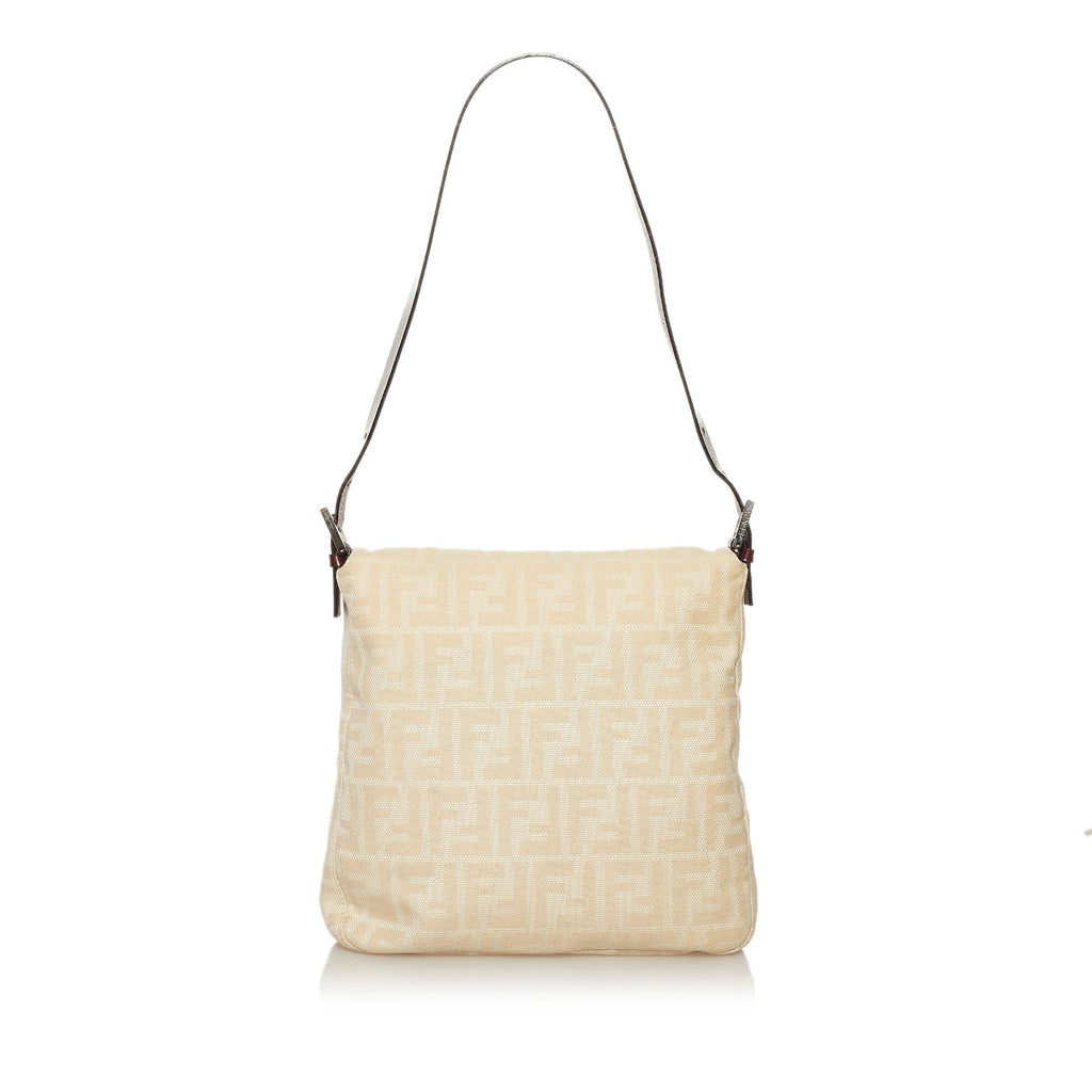 Fendi Zucca Canvas Shoulder Bag