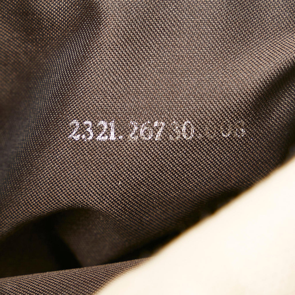 Fendi Zucca Canvas Shoulder Bag