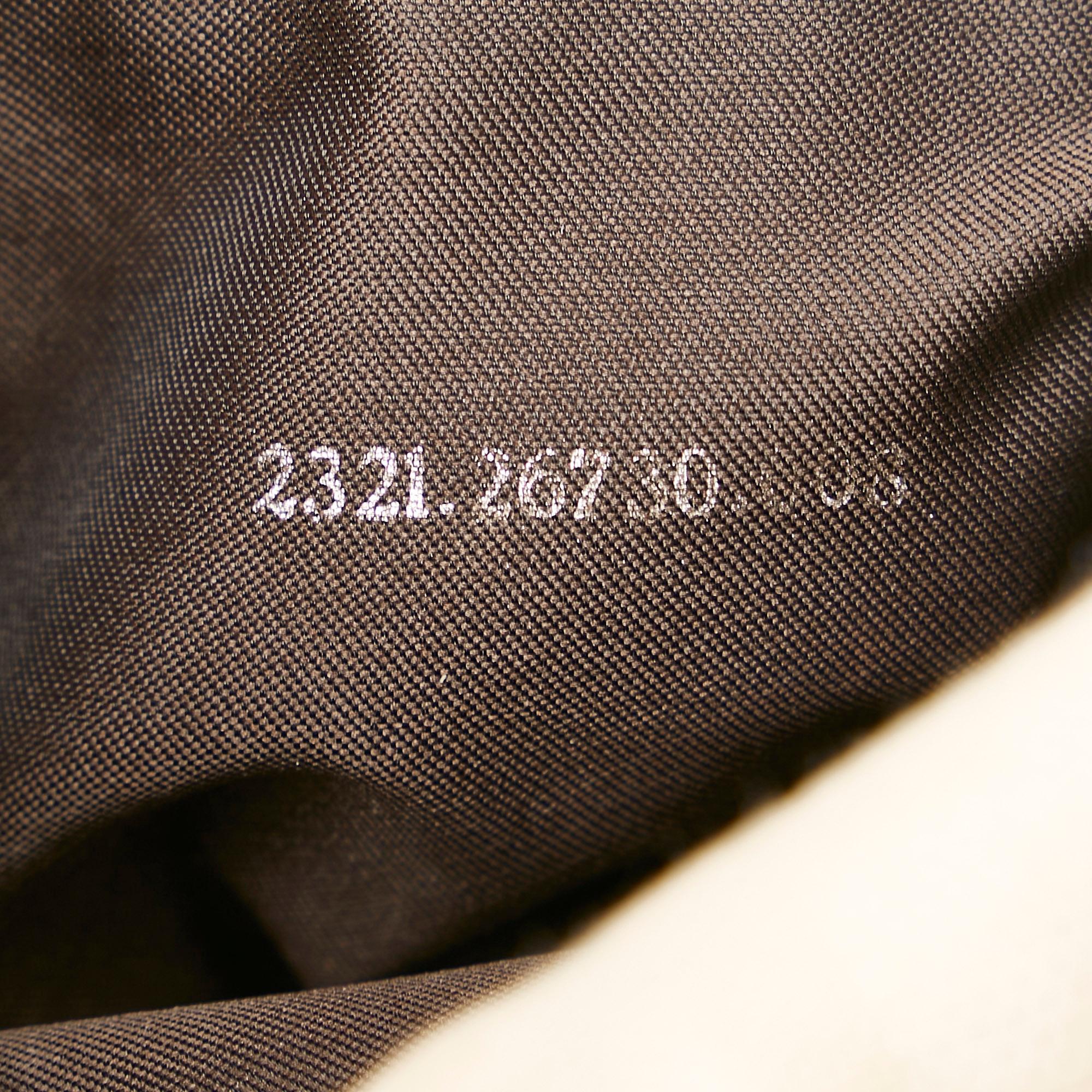 Fendi Zucca Canvas Shoulder Bag