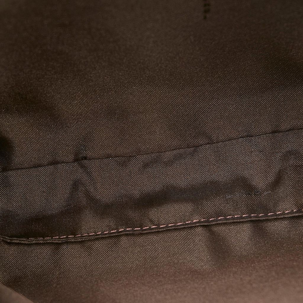 Fendi Zucca Canvas Shoulder Bag