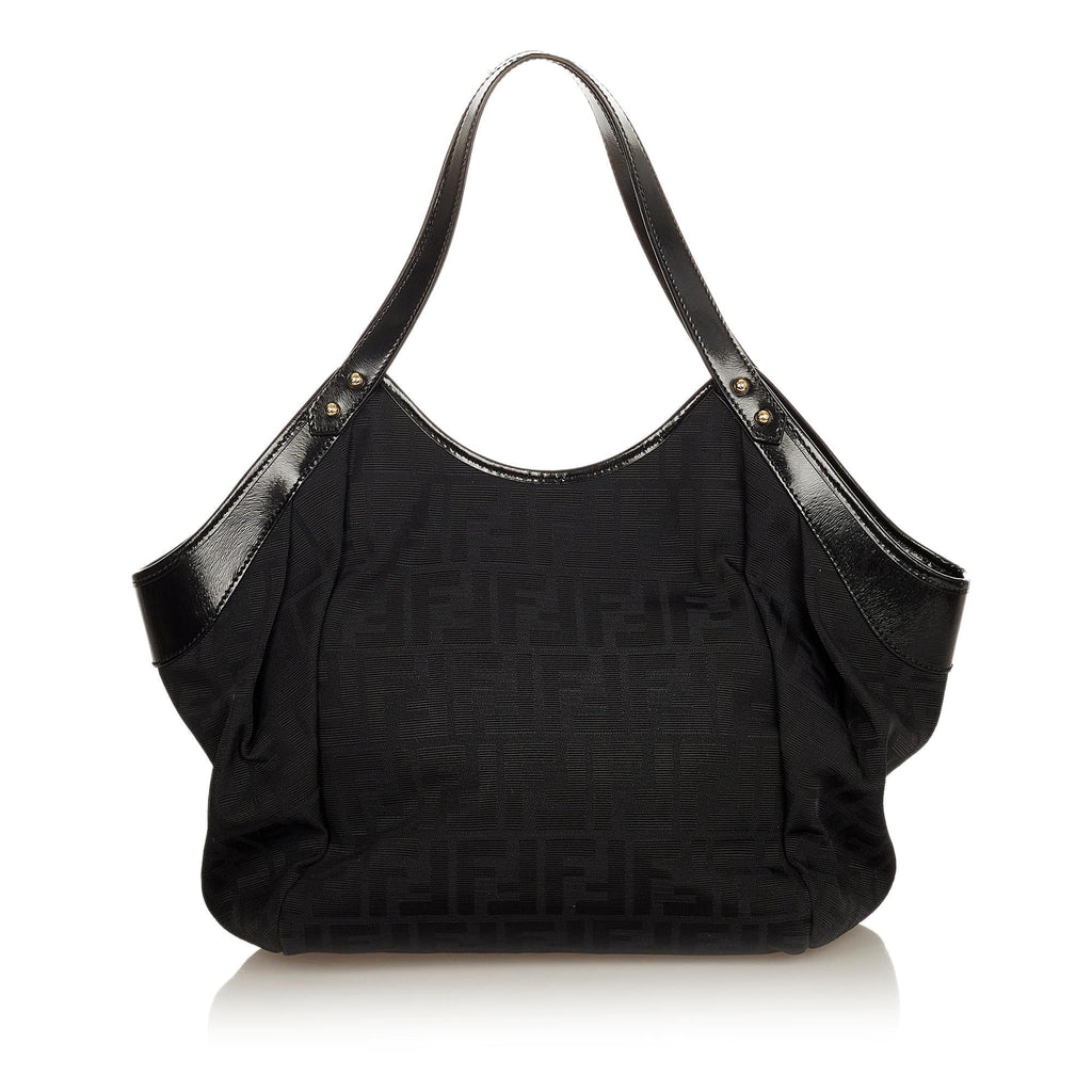 Fendi Zucca Canvas Shoulder Bag