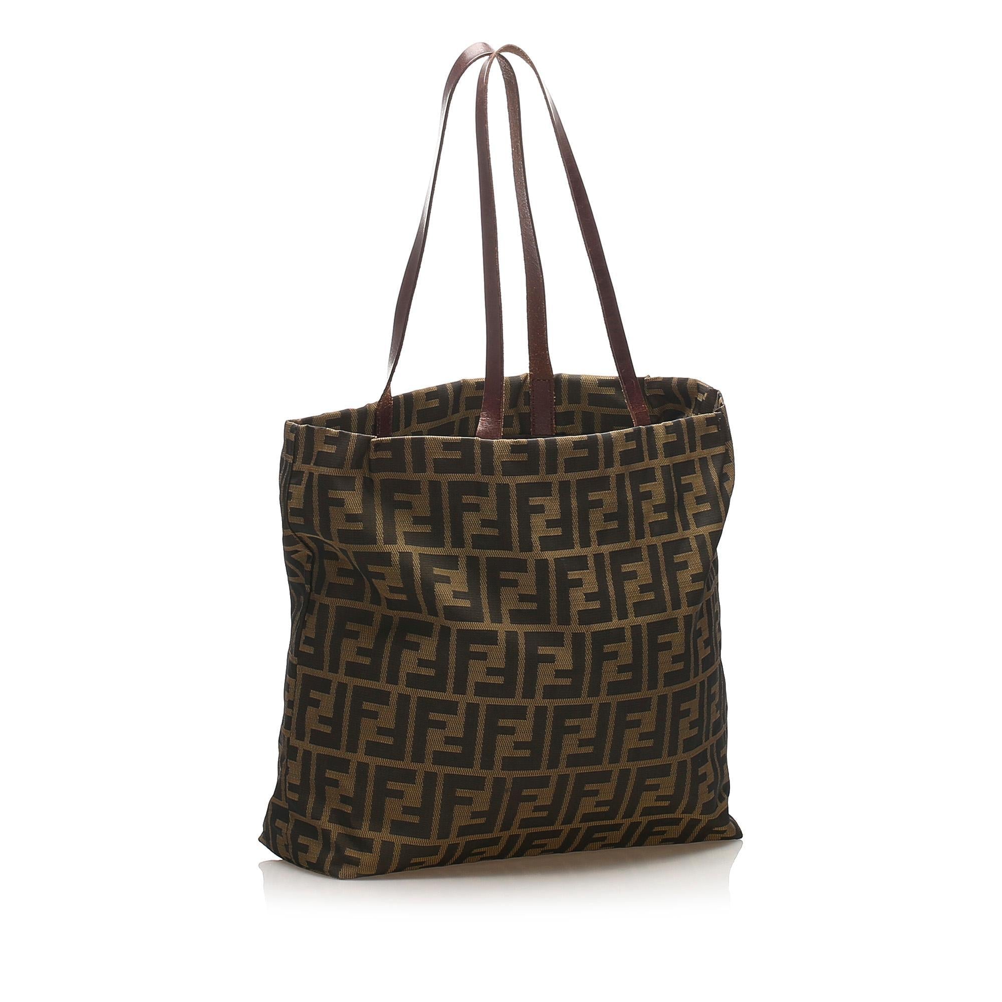 Fendi Zucca Canvas Tote Bag (SHG-14382)