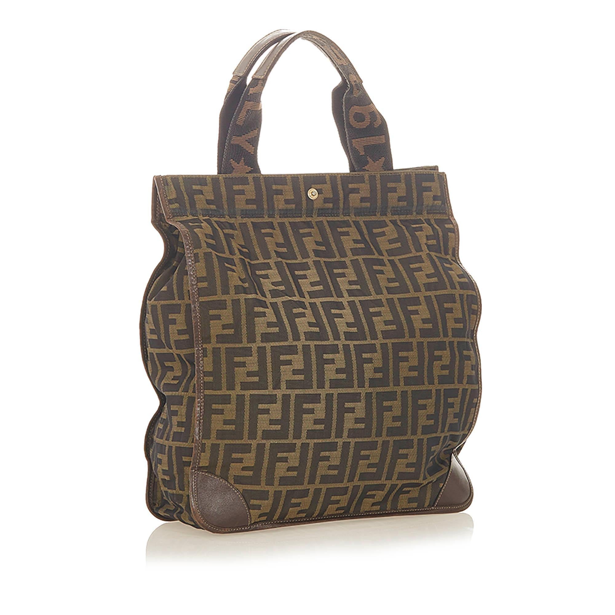 Fendi Zucca Canvas Tote Bag (SHG-19574)