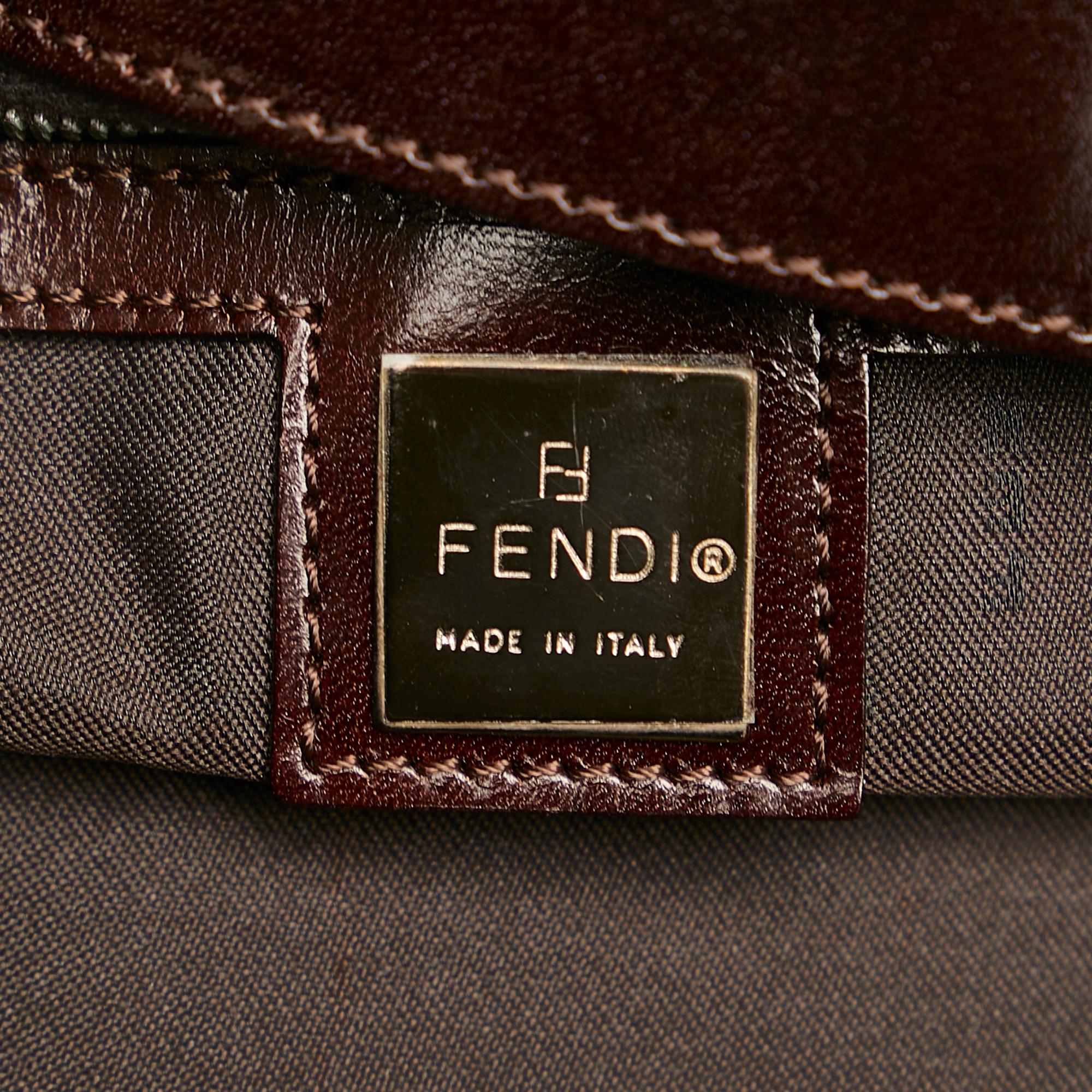 Fendi Zucca Canvas Tote Bag