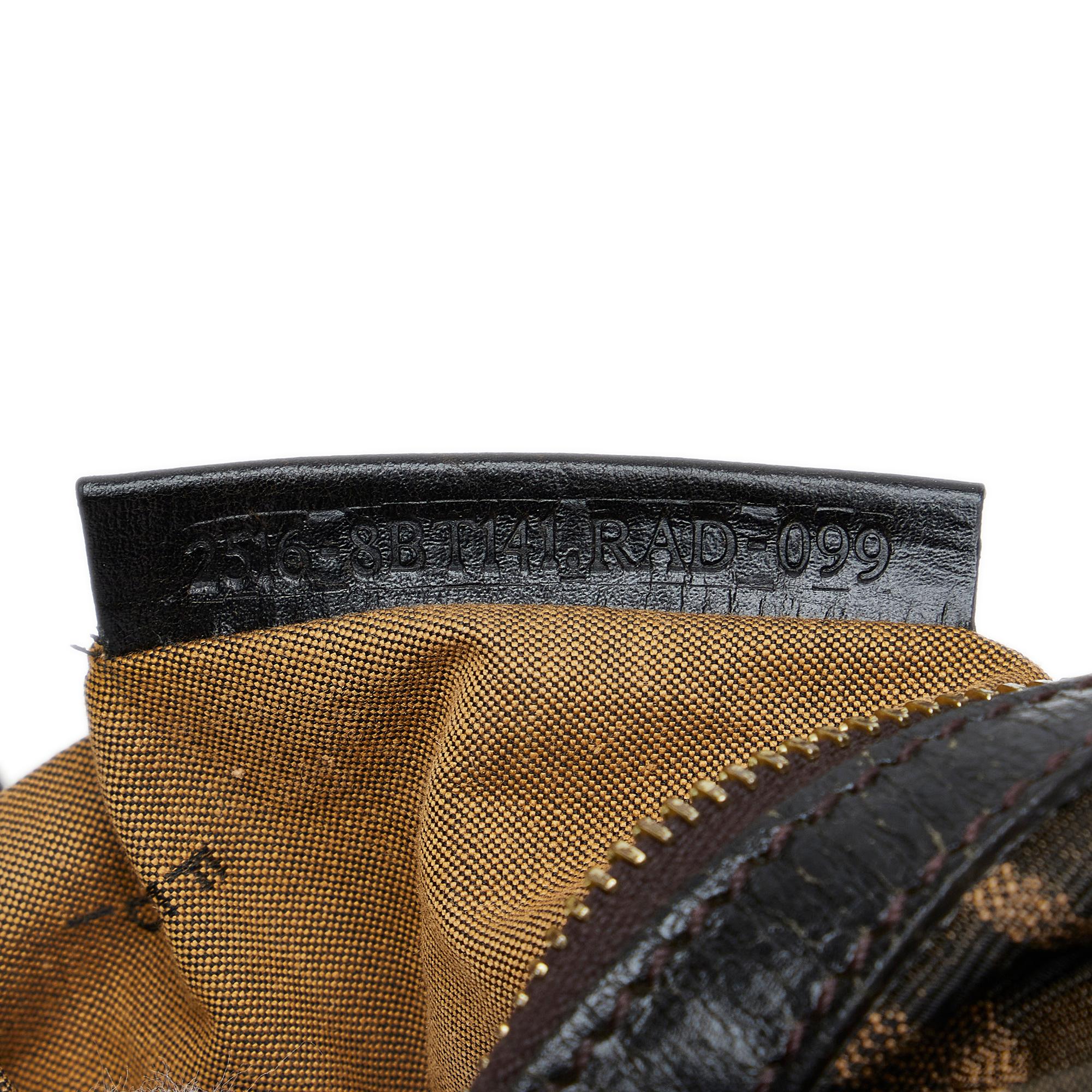 Fendi Zucca Chef Zip Crossbody Bag