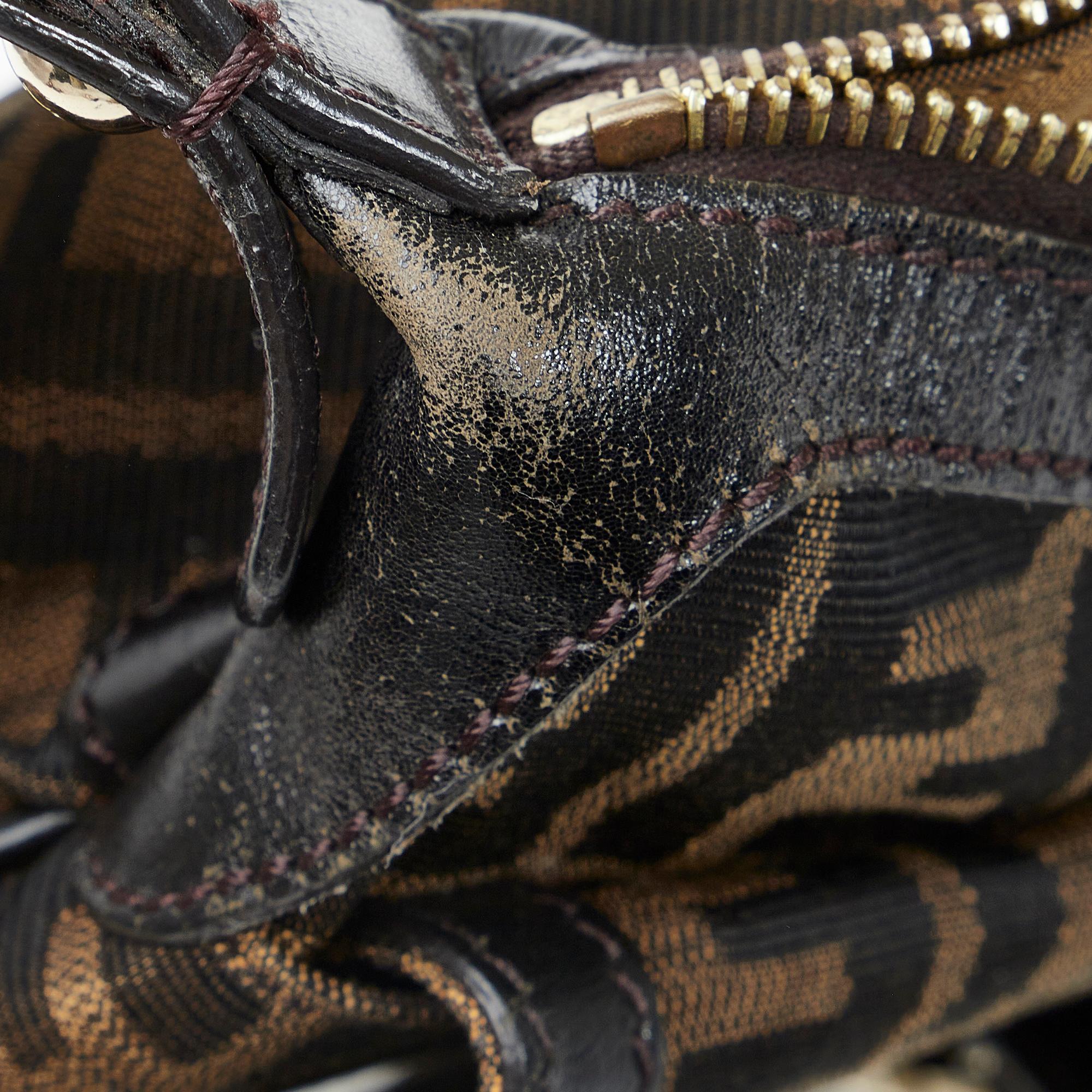 Fendi Zucca Chef Zip Crossbody Bag