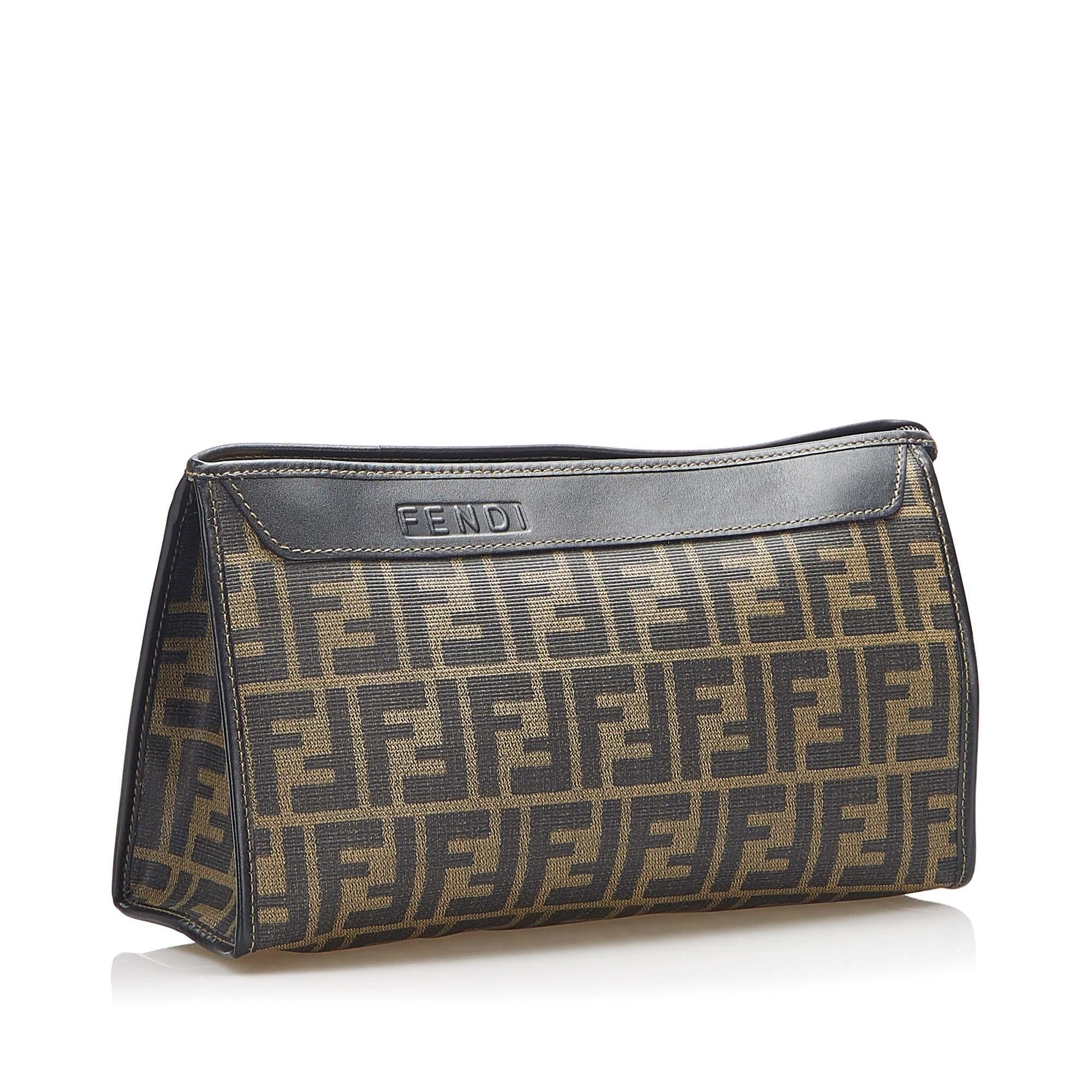 Fendi Zucca Clutch  (SHG-16615)