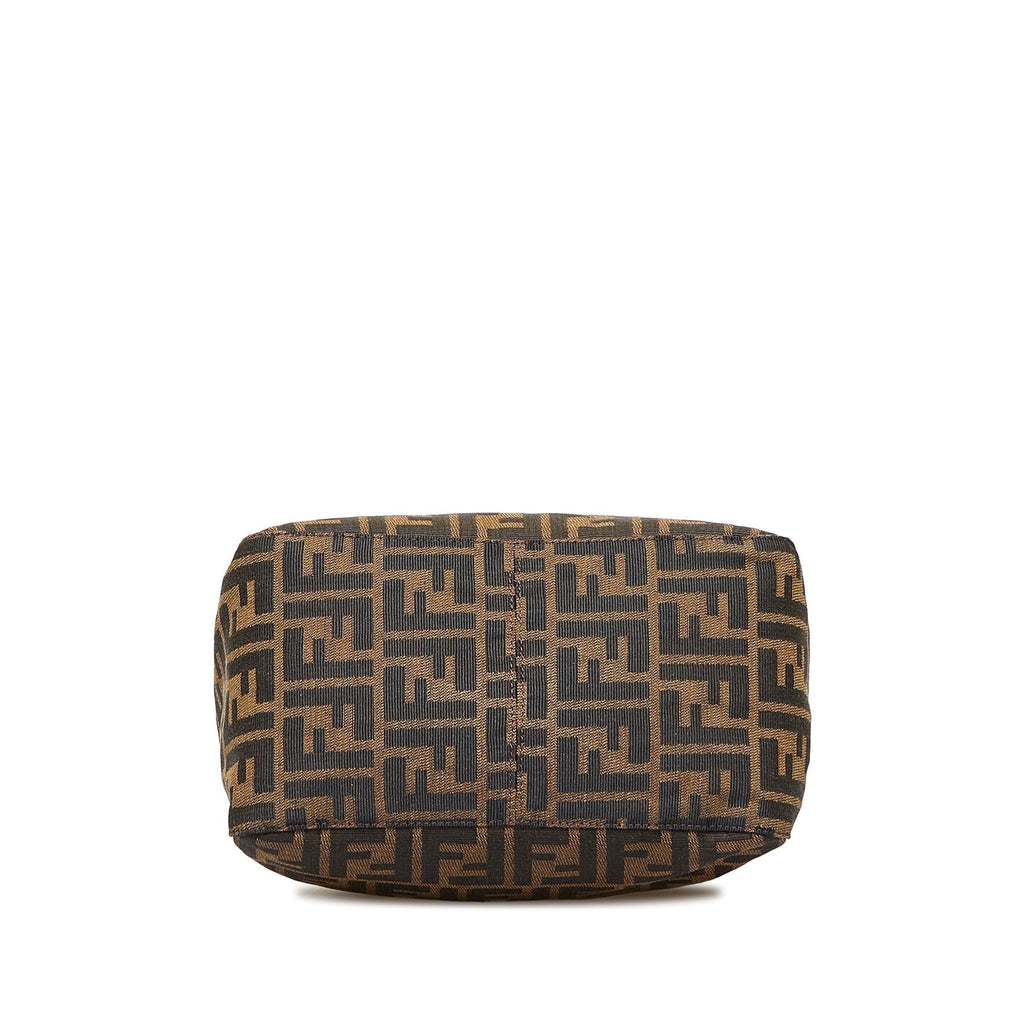 Fendi Zucca Double Flap Shoulder Bag