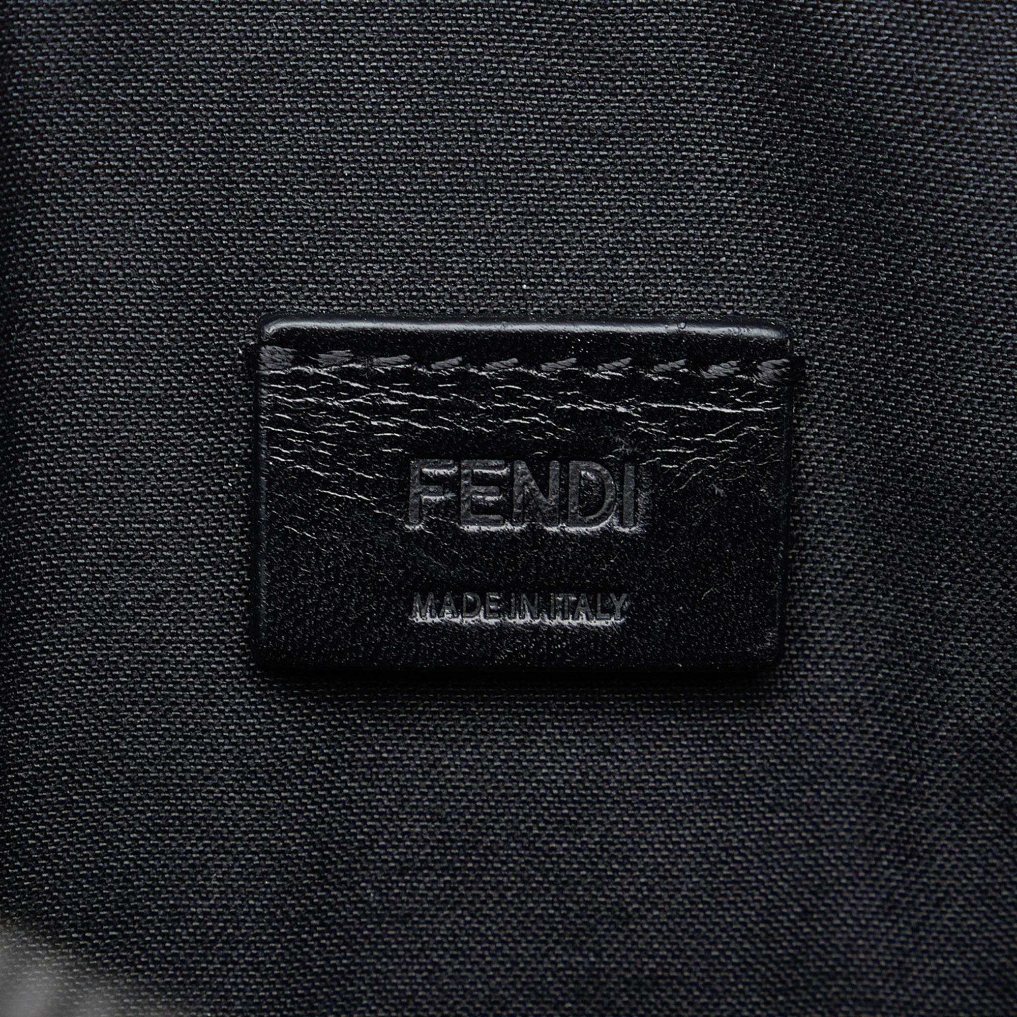 Fendi Zucca Embossed Zip Pouch