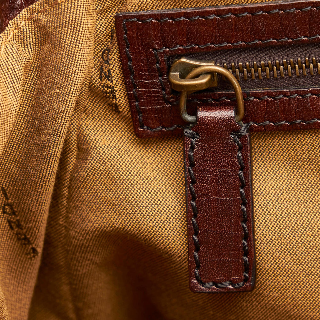 Fendi Zucca Etniko Canvas Handbag