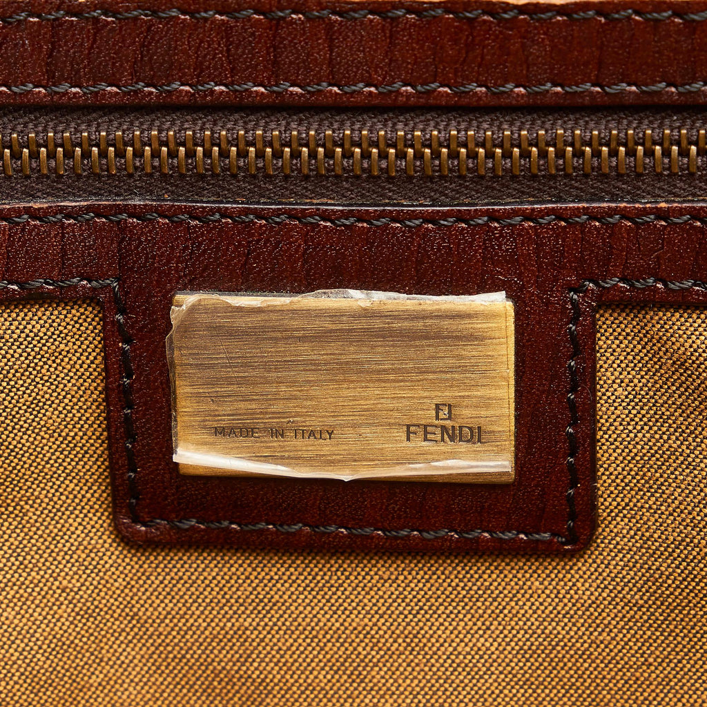 Fendi Zucca Etniko Canvas Handbag