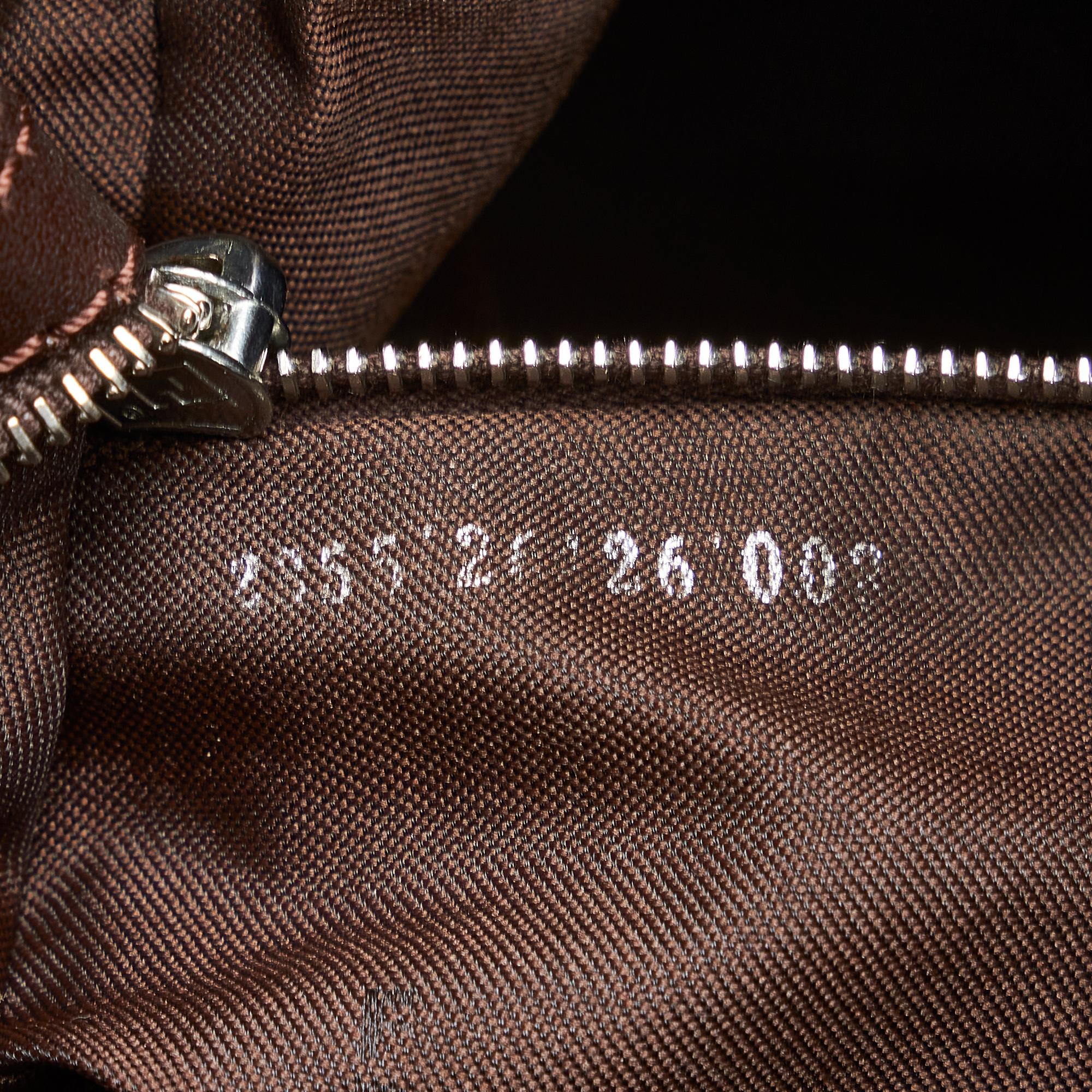 Fendi Zucca Flap Shoulder Bag
