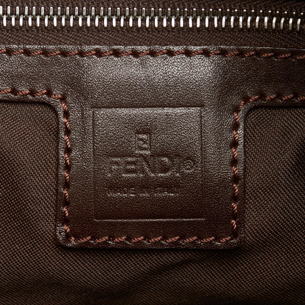 Fendi Zucca Flap Shoulder Bag