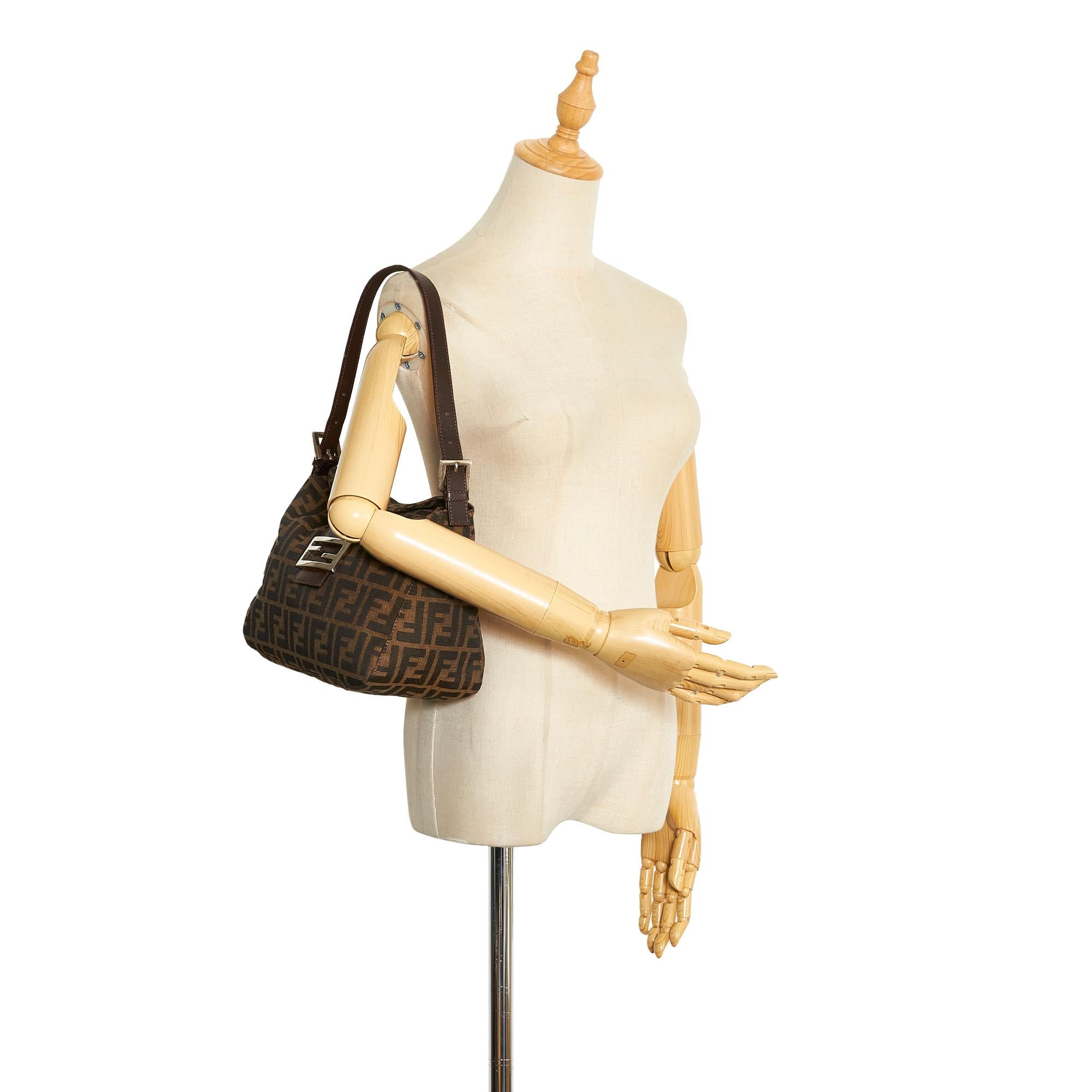 Fendi Zucca Flap Shoulder Bag