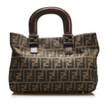 Fendi Zucca Handle Handbag