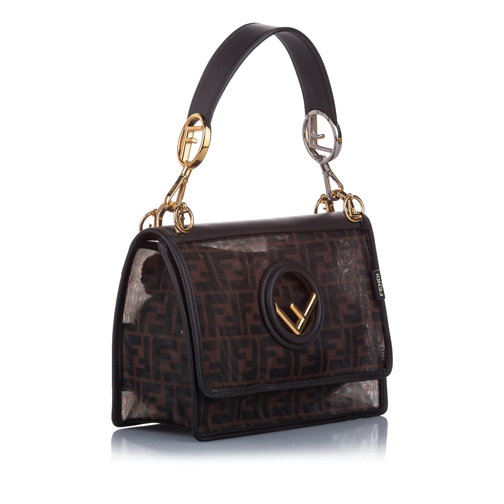 Fendi Zucca Kan I F Mesh Satchel (SHG-14753)