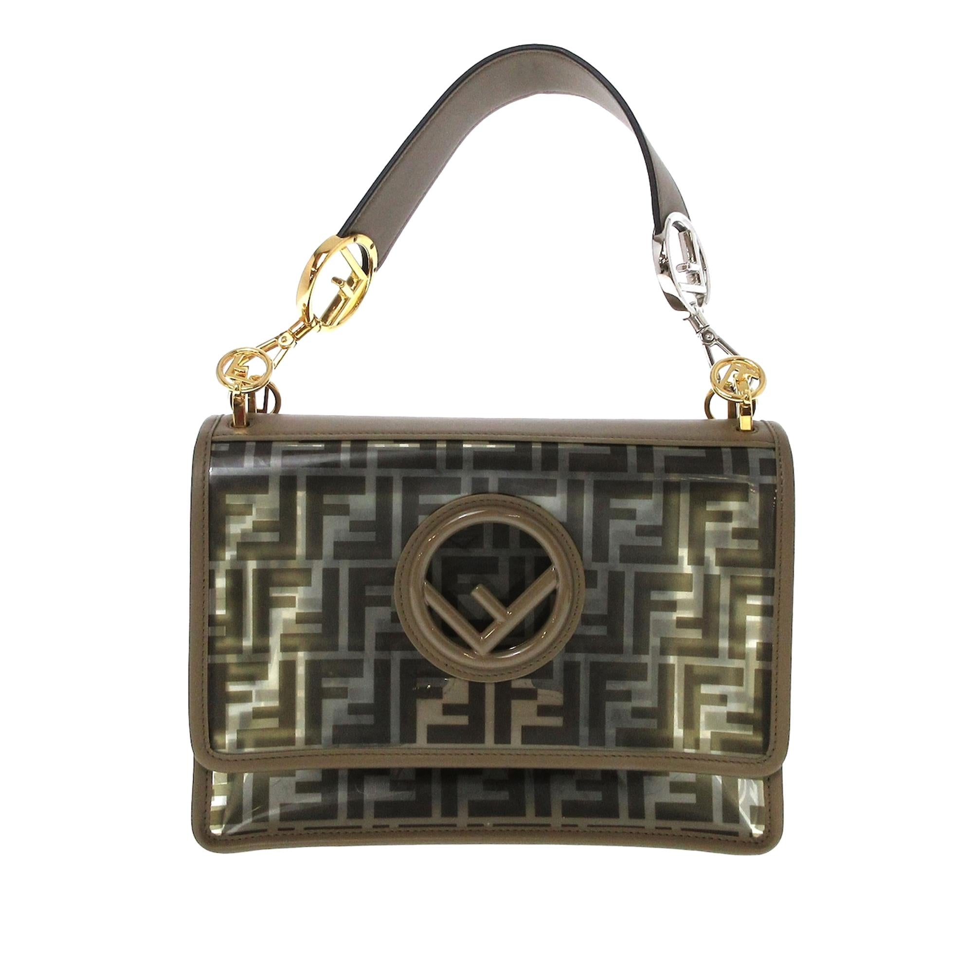 Fendi Zucca Kan I F Satchel (SHG-nVqtNF)