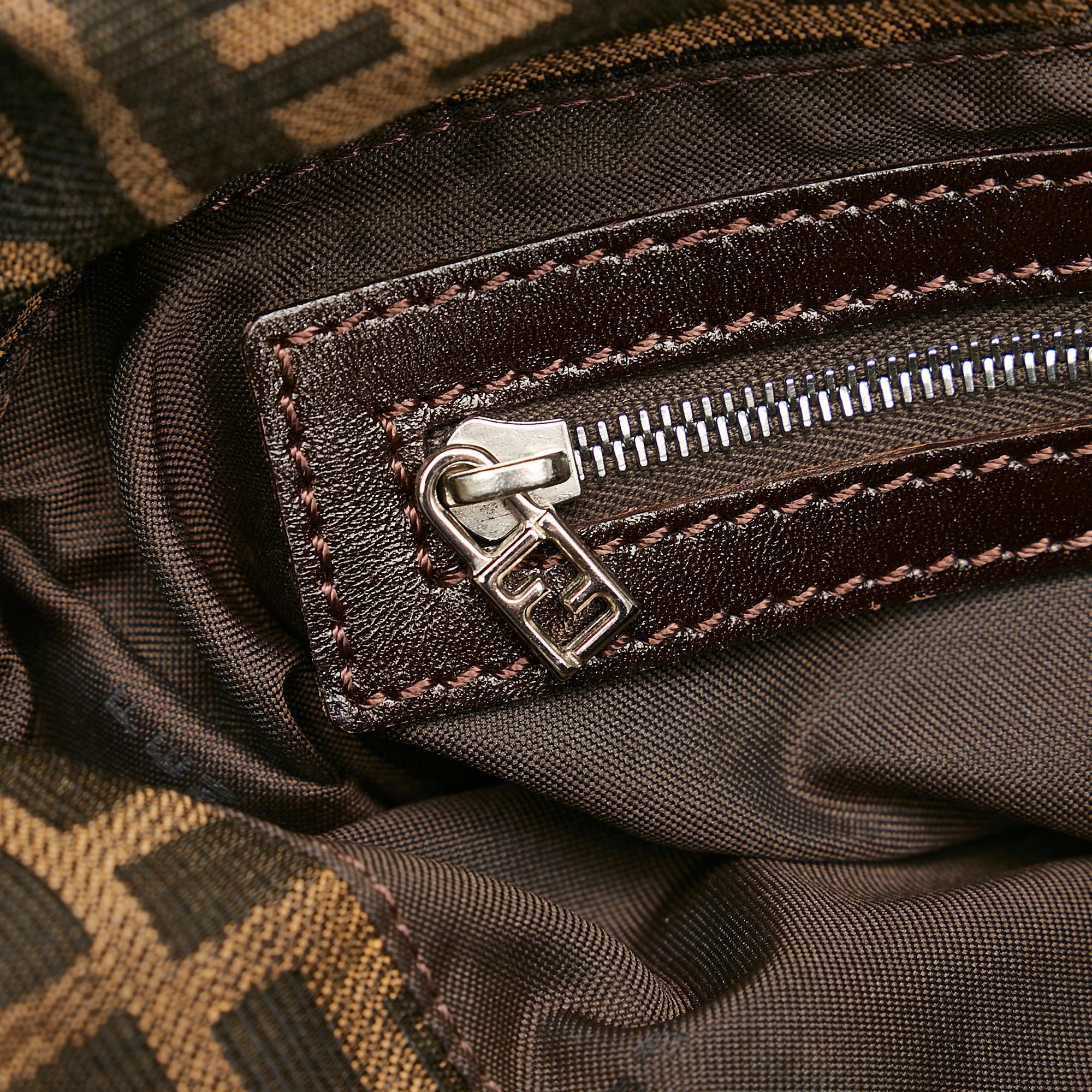 Fendi Zucca Mamma Shoulder Bag