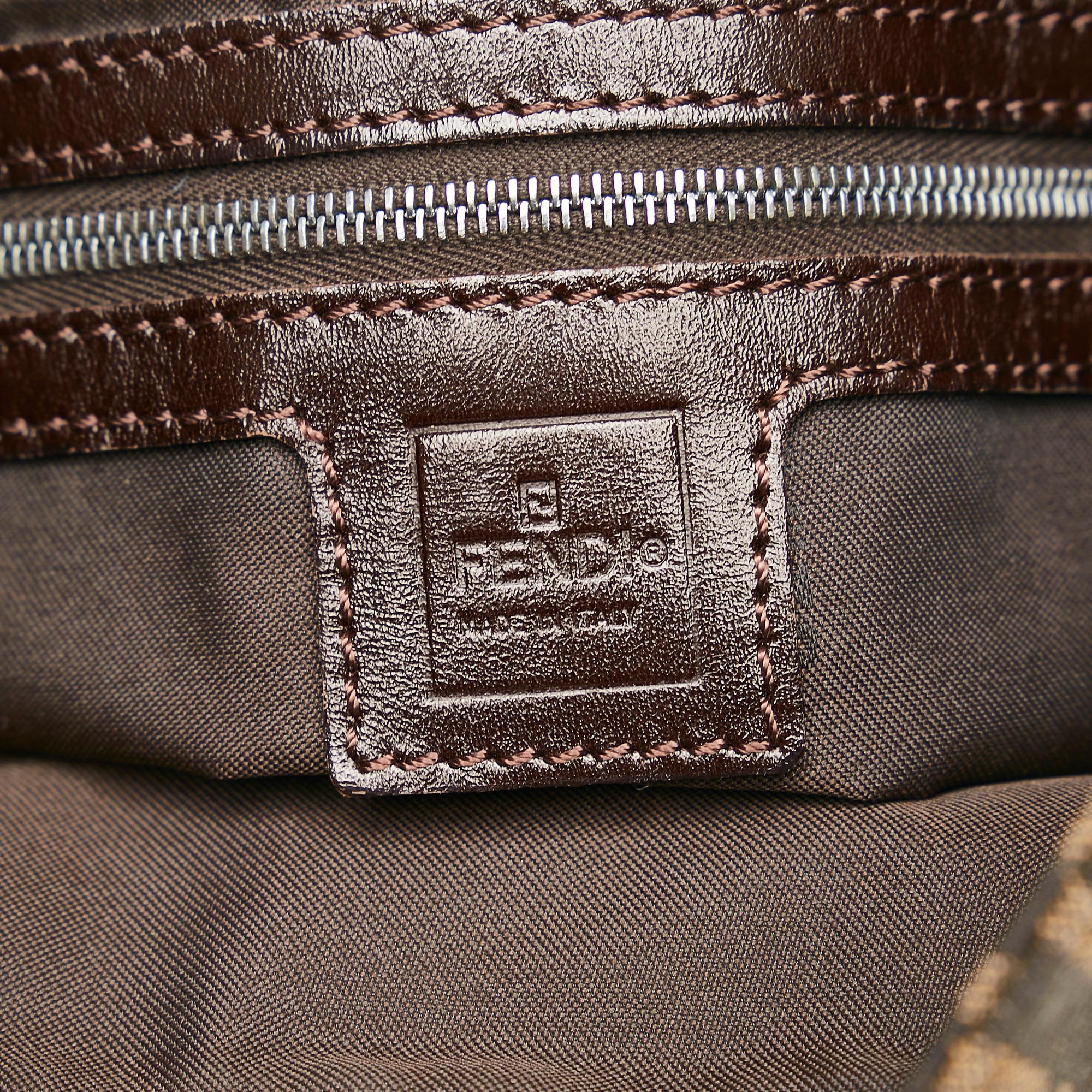 Fendi Zucca Mamma Shoulder Bag